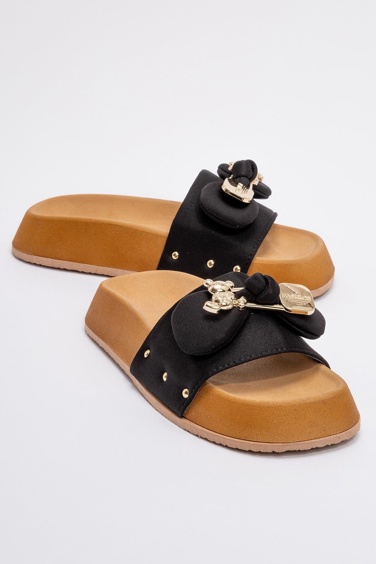 Kaydırmaz Taban Lastikli Kadın Bot SİYAH - Görsel 2