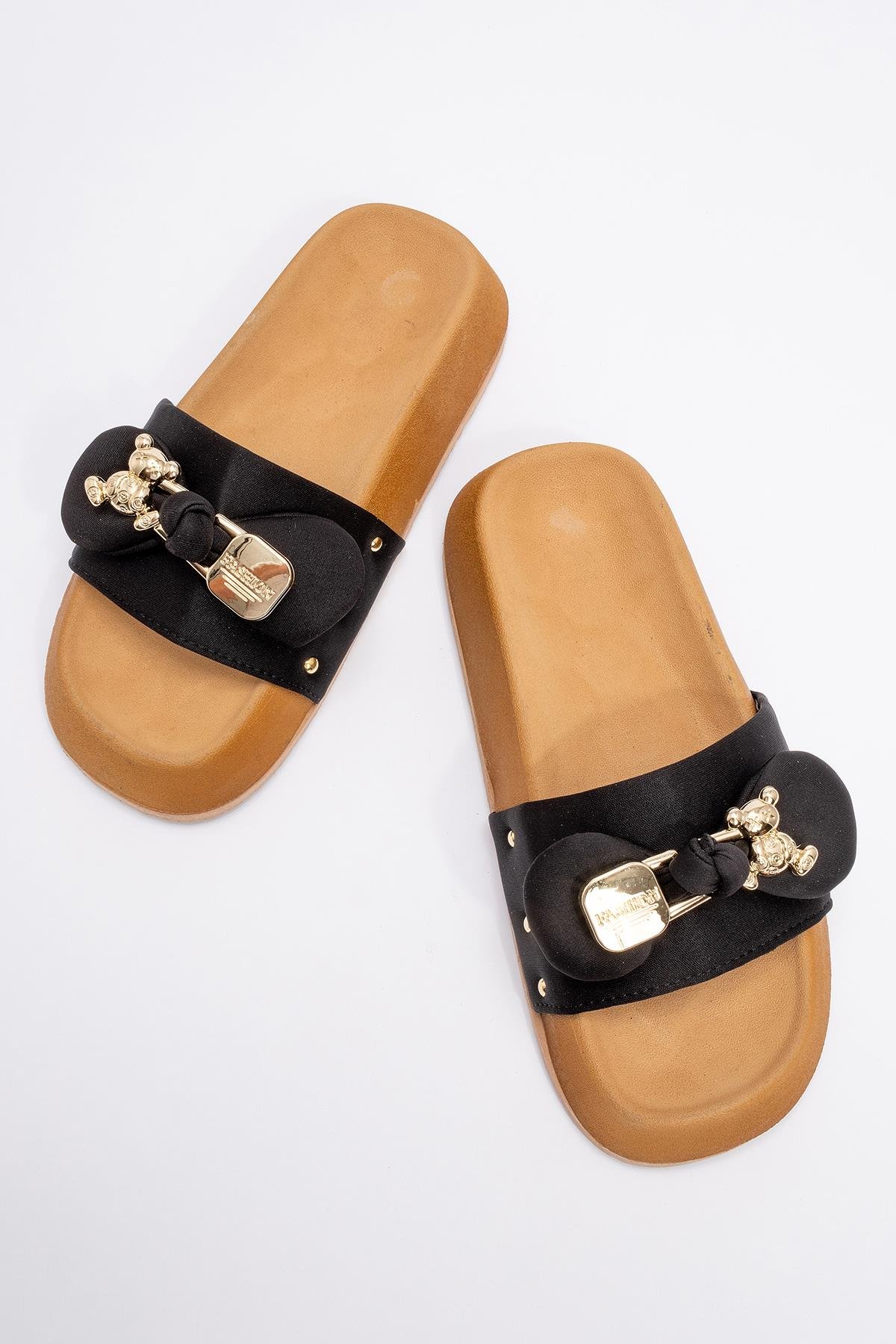 Kaydırmaz Taban Lastikli Kadın Bot SİYAH - Görsel 6