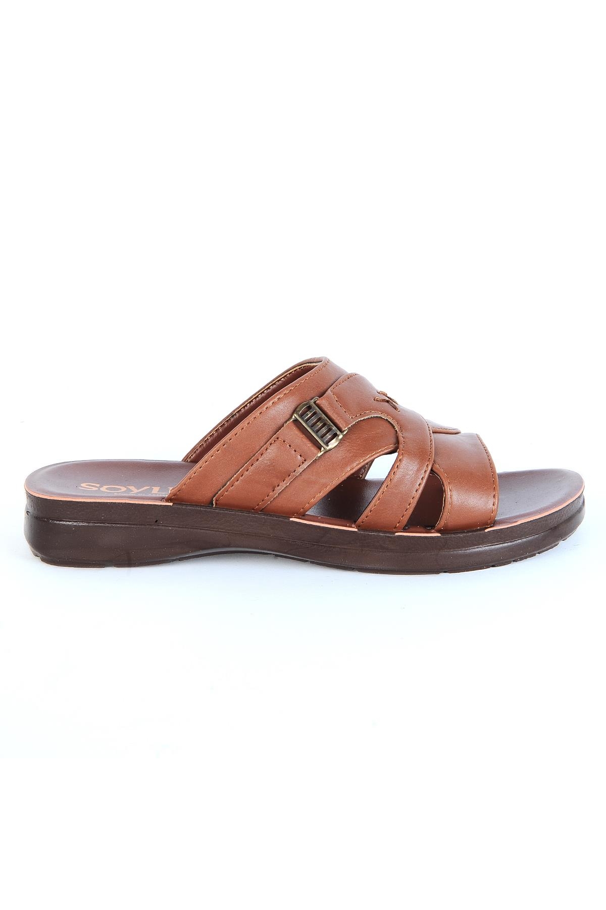 Soylu 2553 Taba Günlük Erkek Terlik - Görsel 3