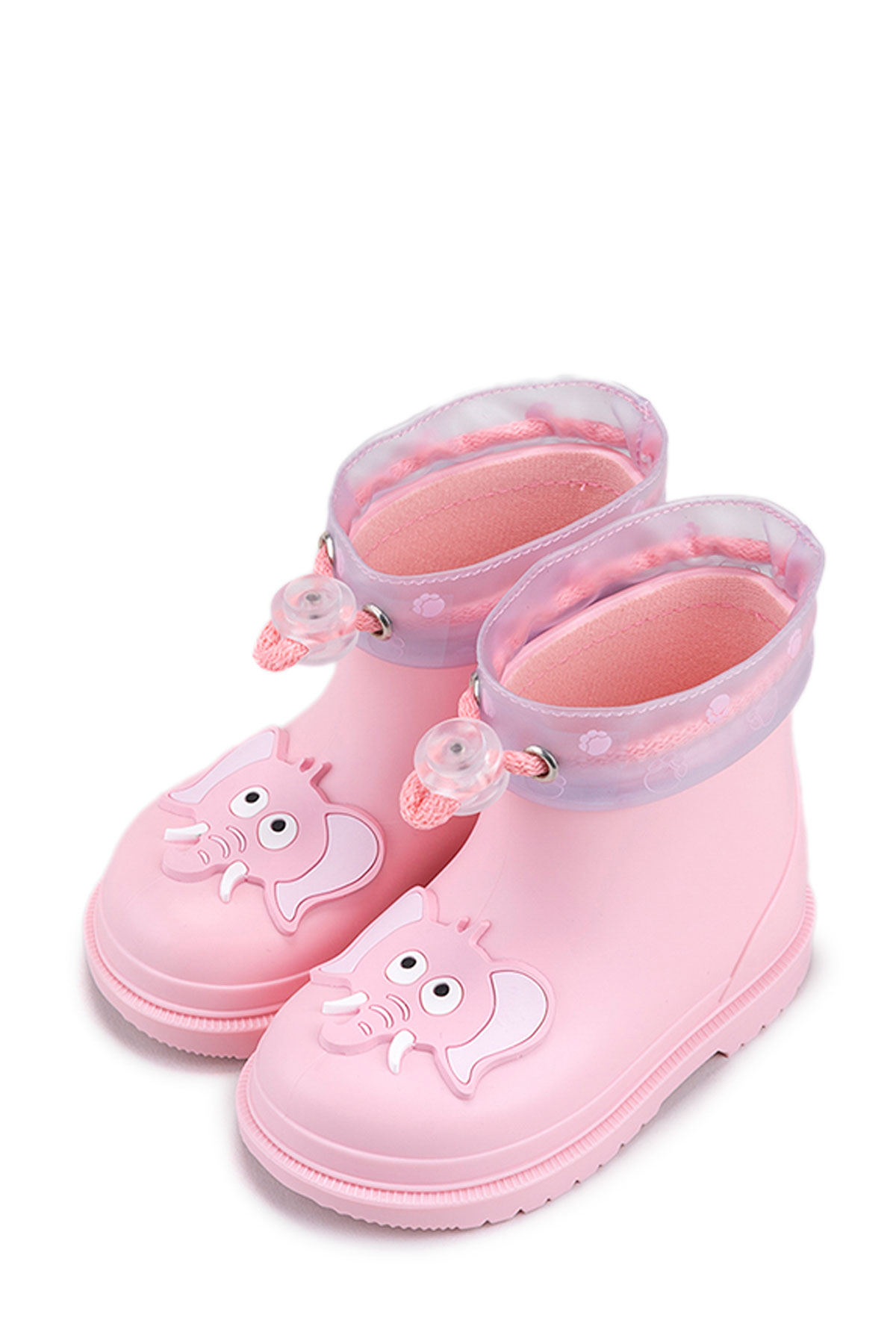 Igor W10242 BIMBI ELEFANTE Gül Kurusu Kız Çocuk Yağmur Çizmesi - Görsel 4