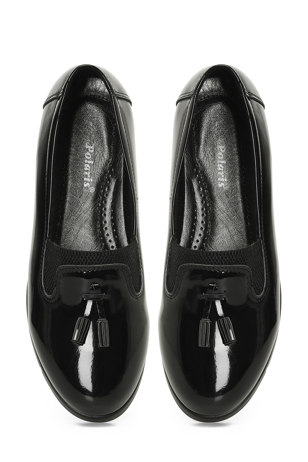 165023.RZ4PR Siyah Kadın Loafer - Görsel 5