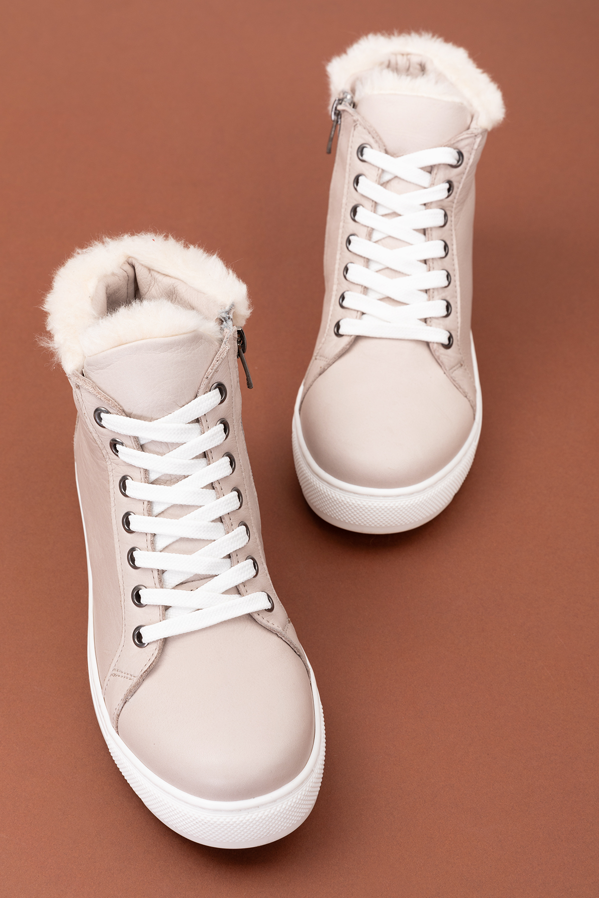 Gondol Içi Dışı Hakiki Deri Kürk Detaylı Günlük Spor Bot gnd.2023 - Görsel 7