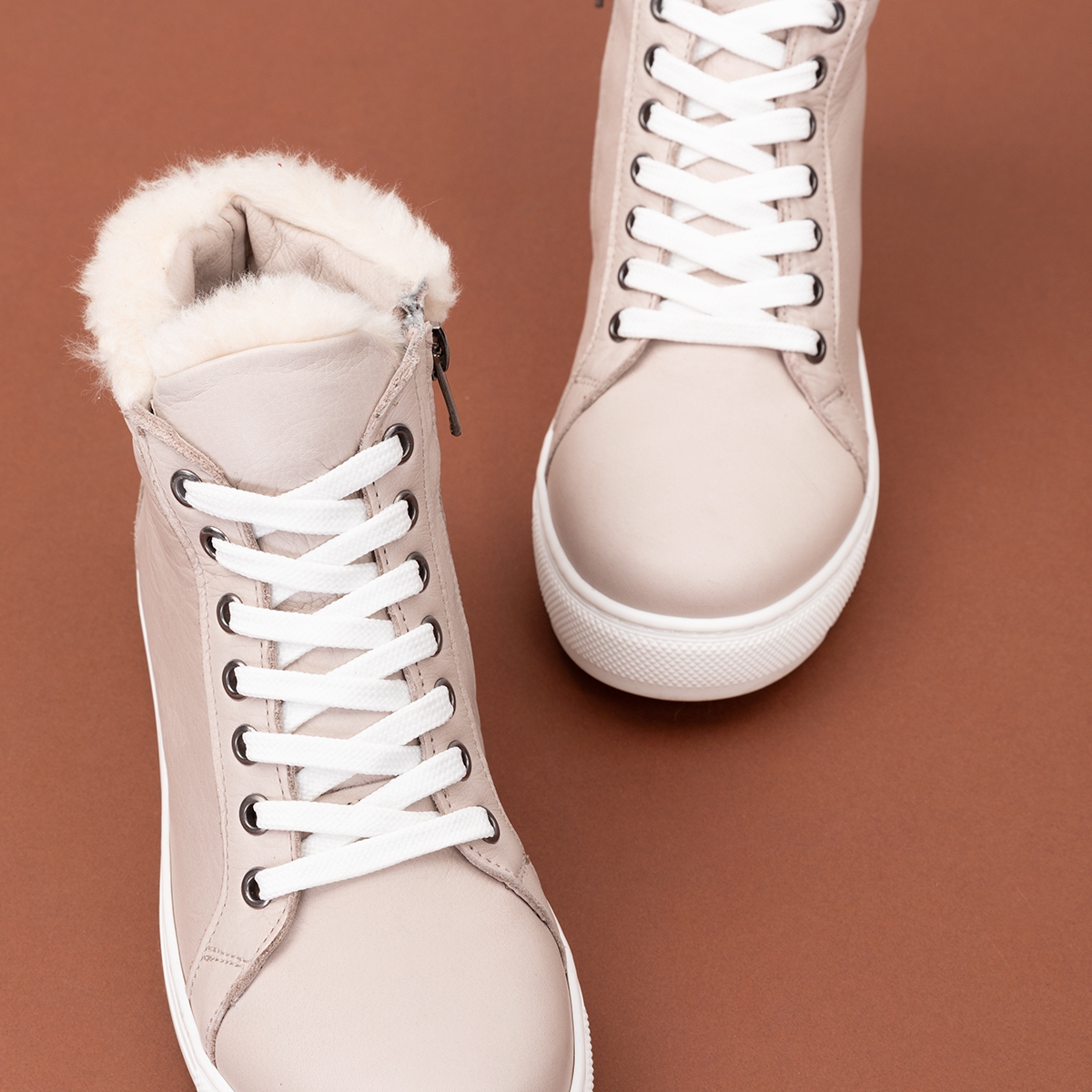 Gondol Içi Dışı Hakiki Deri Kürk Detaylı Günlük Spor Bot gnd.2023 - Görsel 8