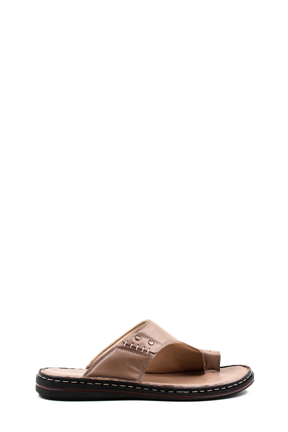 Hakiki Deri Erkek Düz Terlik 128MA119 - Görsel 2