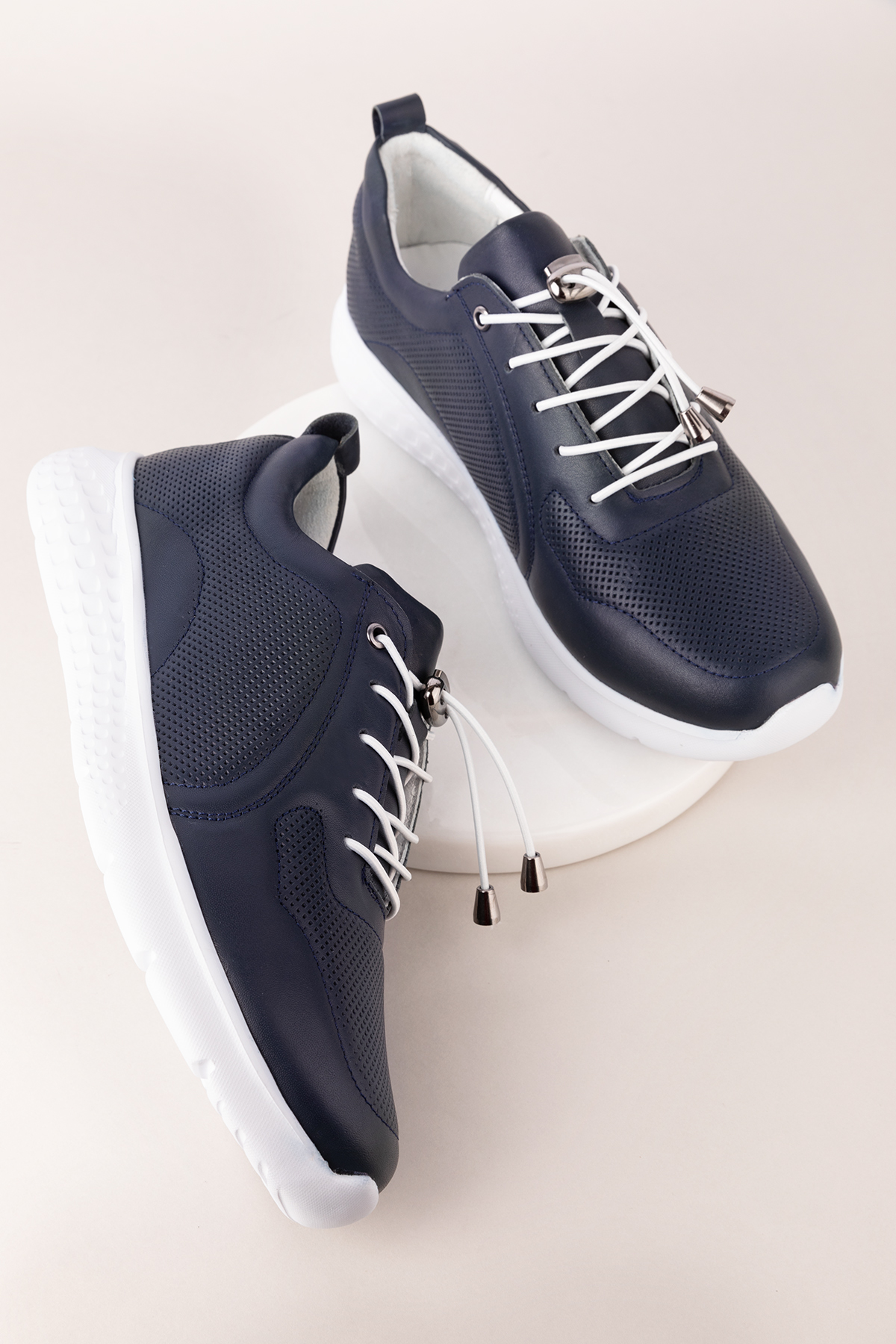 Gondol Içi Dışı Hakiki Deri Faylon Taban Hafif Spor Ayakkabı es.111 - Görsel 4