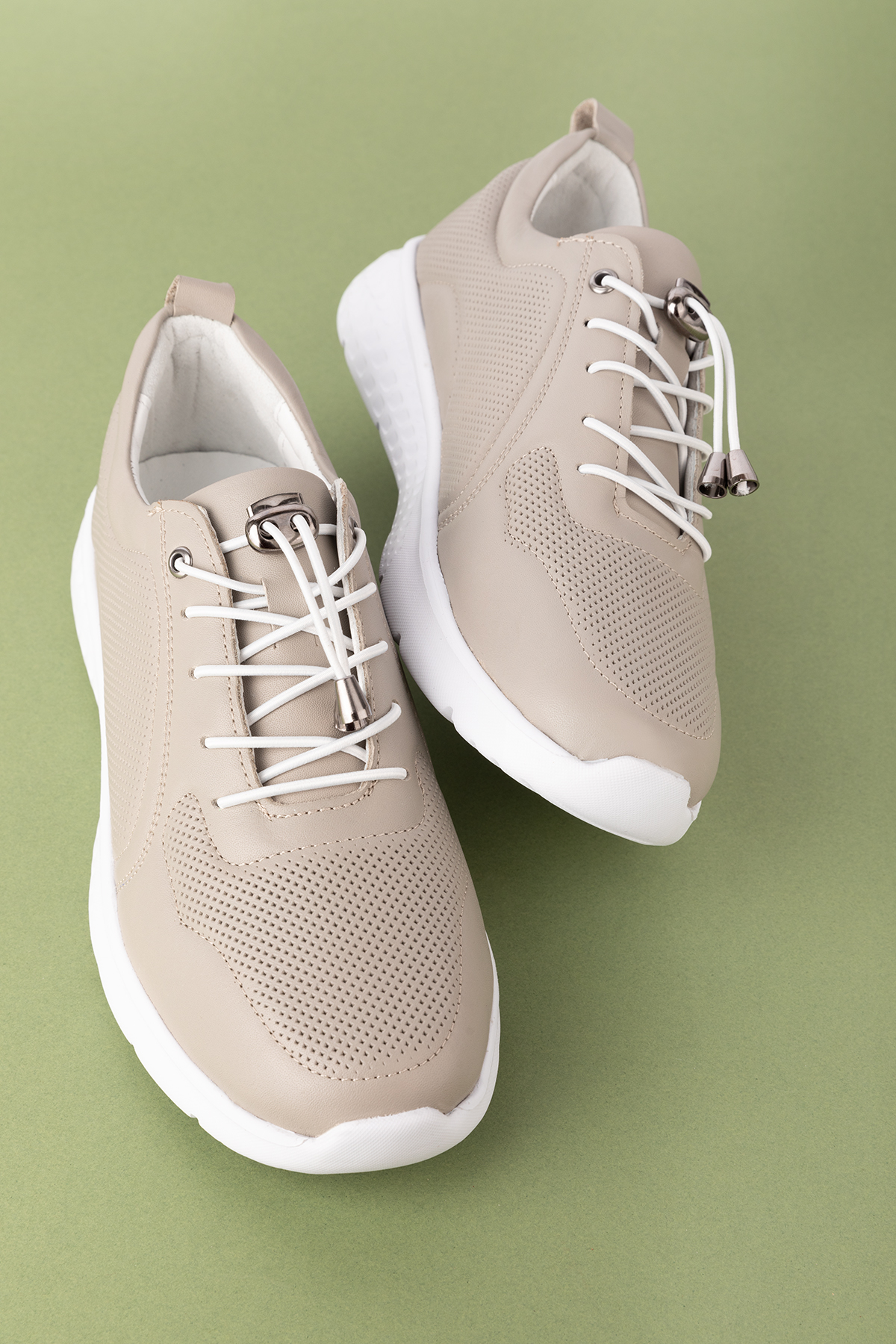 Gondol Içi Dışı Hakiki Deri Faylon Taban Hafif Spor Ayakkabı es.111 - Görsel 4