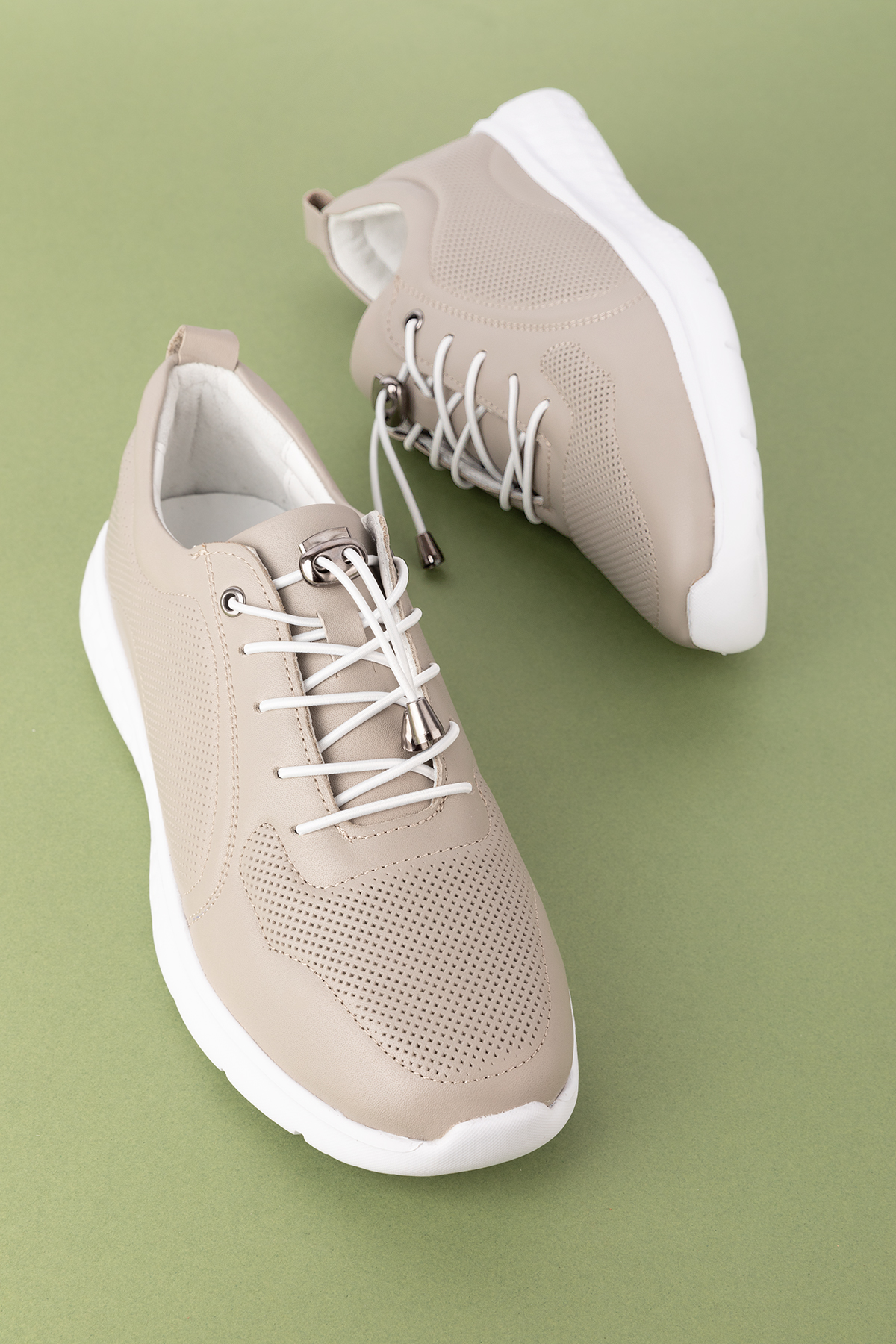 Gondol Içi Dışı Hakiki Deri Faylon Taban Hafif Spor Ayakkabı es.111 - Görsel 5