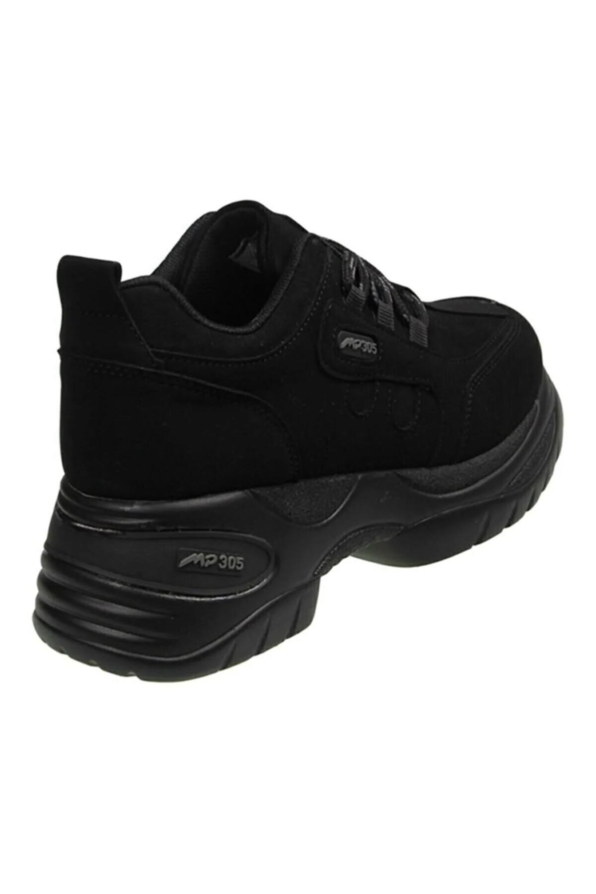 305 Siyah Orijinal Ürün Kalın Taban Kadın Yürüyüş Ayakkabısı - Görsel 6