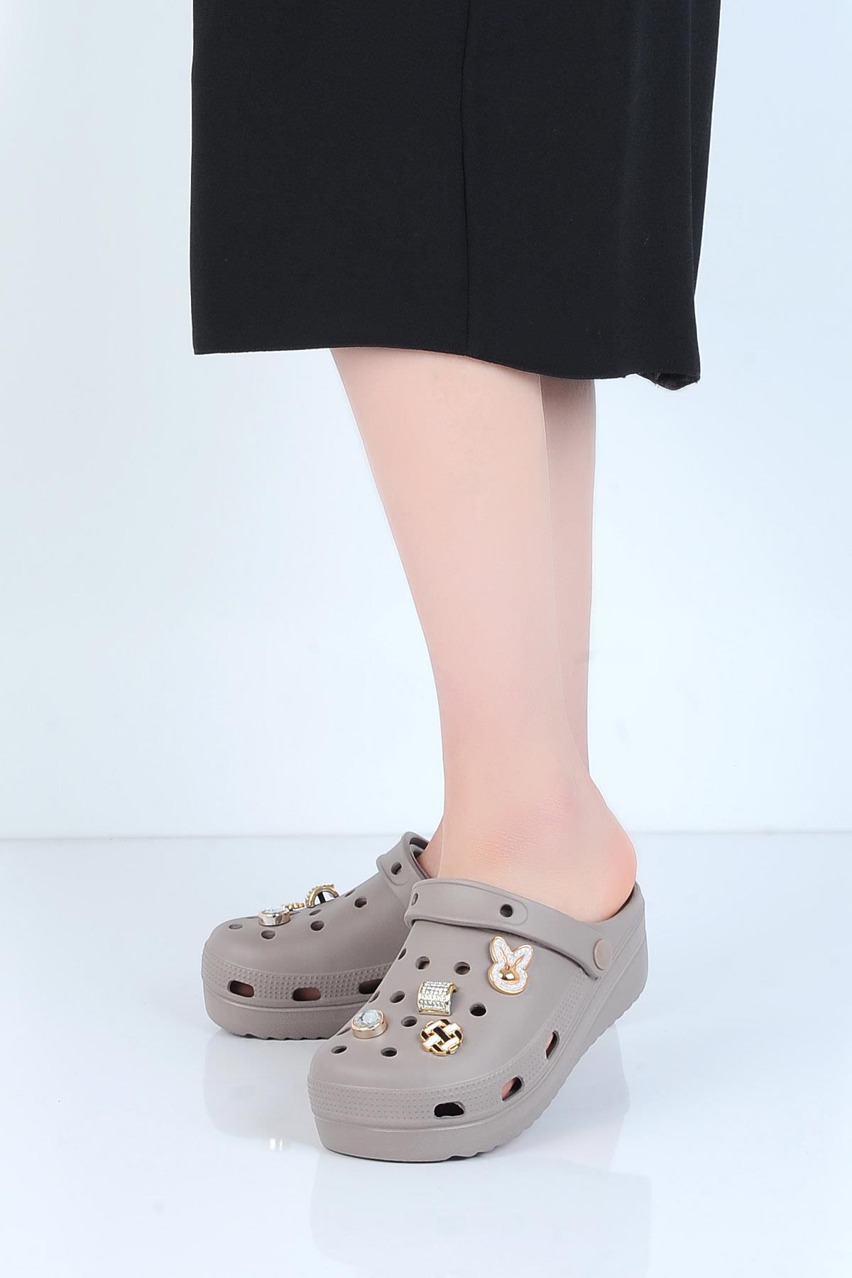 E300-6 Vizon Fiesta Eva Kız Çocuk Terlik - Görsel 4