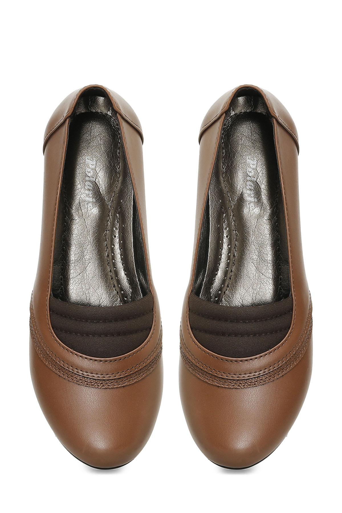 Polaris 166512.Z4PR Taba Kadın Dolgu Ayakkabı - Görsel 5