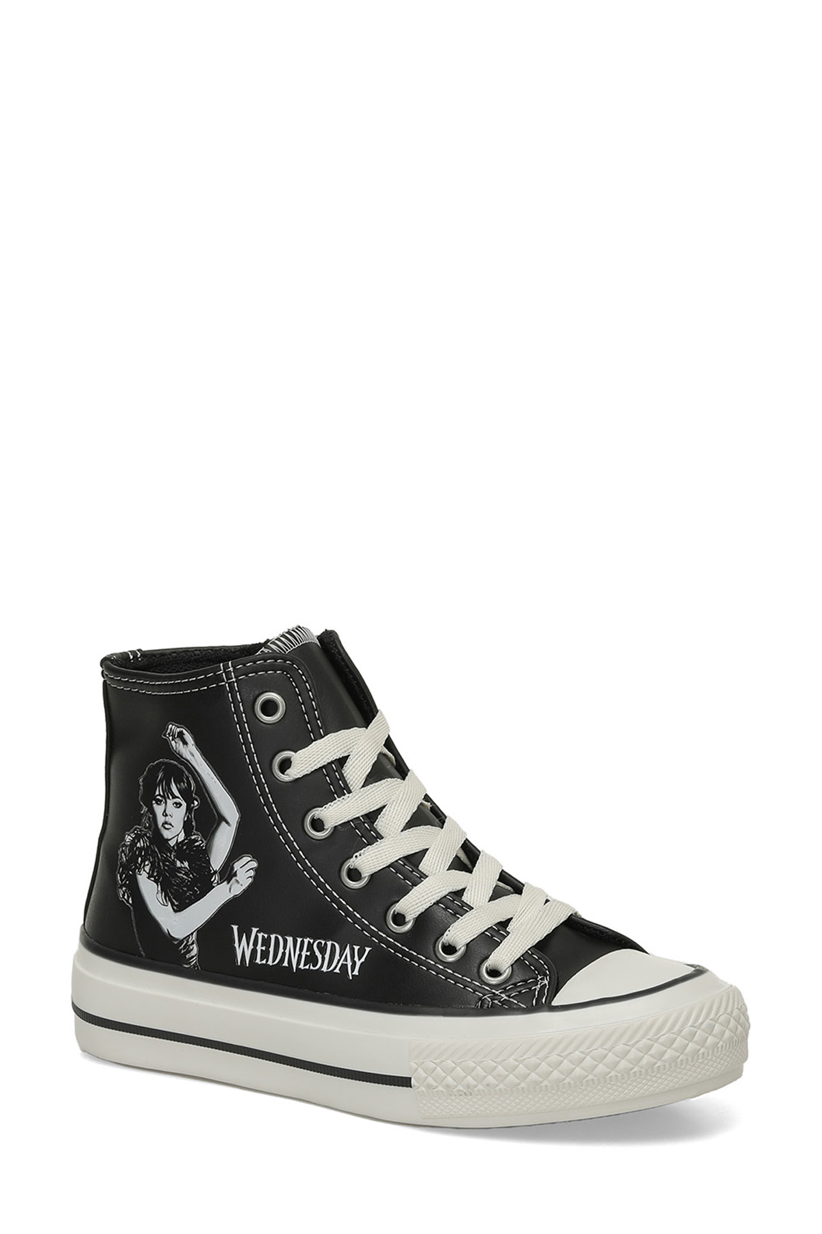 Wednesday Wednesday PAMA.F4PR Siyah Kız Çocuk High Sneaker | Flo Siyah - 3. görsel