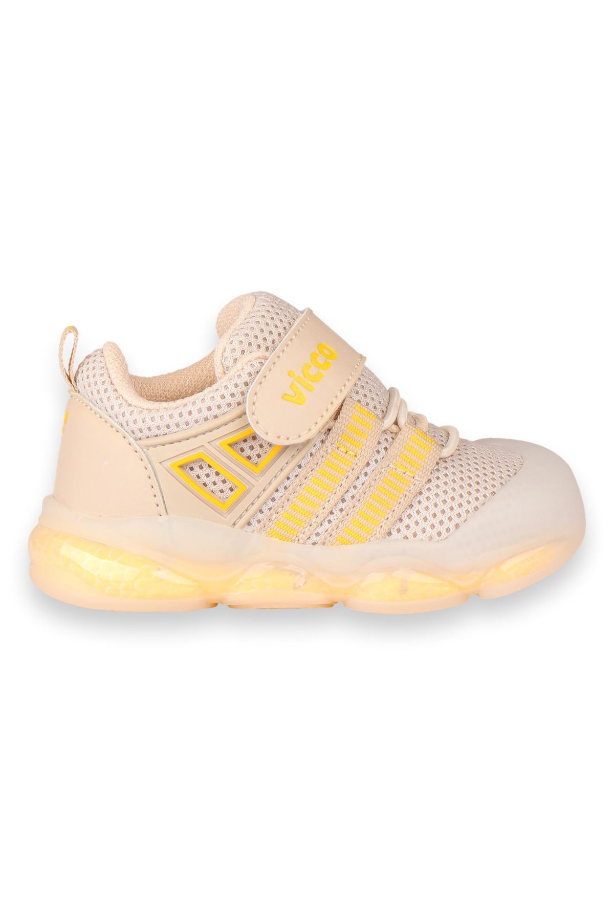 Vicco Vicco 346.B24Y150 Bebe Işıklı Bej Çocuk Spor Ayakkabı Flo'da! Bej - 2. görsel