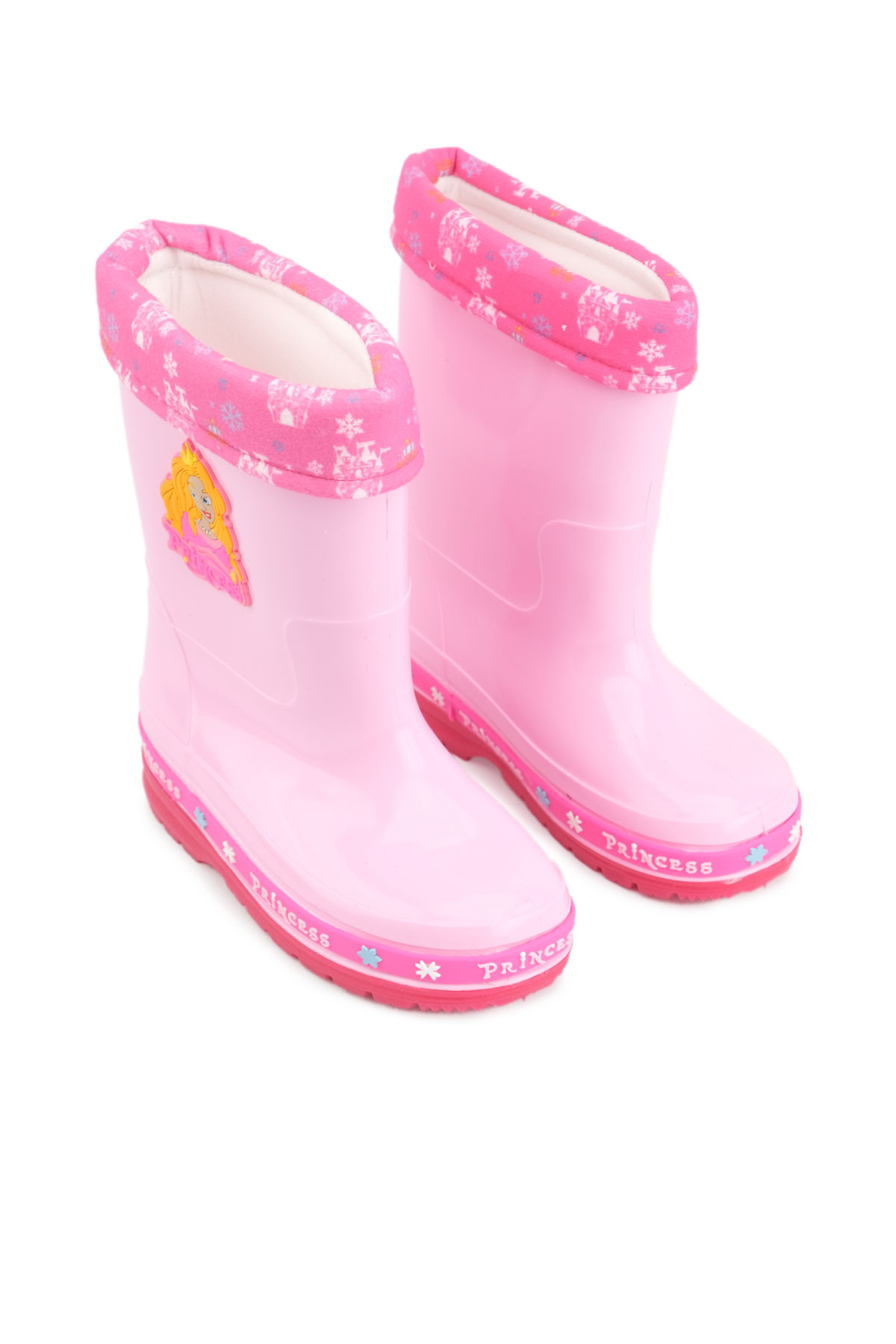 Kışlık Prenses Kız Çocuk Yağmur Çizme - Görsel 4