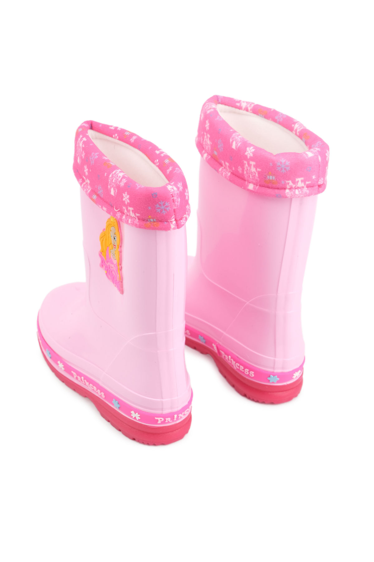 Kışlık Prenses Kız Çocuk Yağmur Çizme - Görsel 5