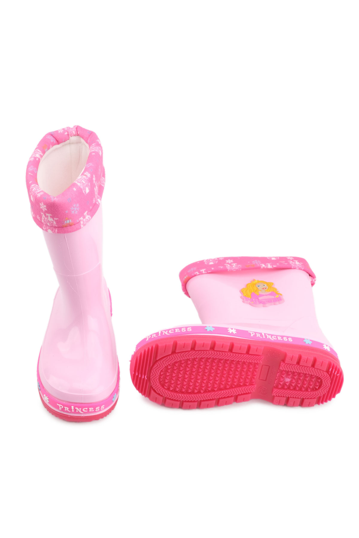 Kışlık Prenses Kız Çocuk Yağmur Çizme - Görsel 6