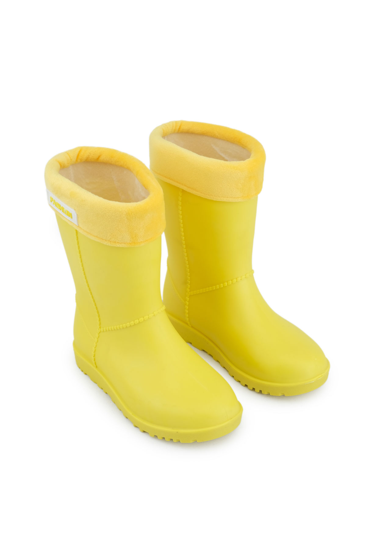 Gezer Gezer Sarı Kışlık Kız Çocuk Yağmur Çizme Bot | Flo Sarı - 4. görsel