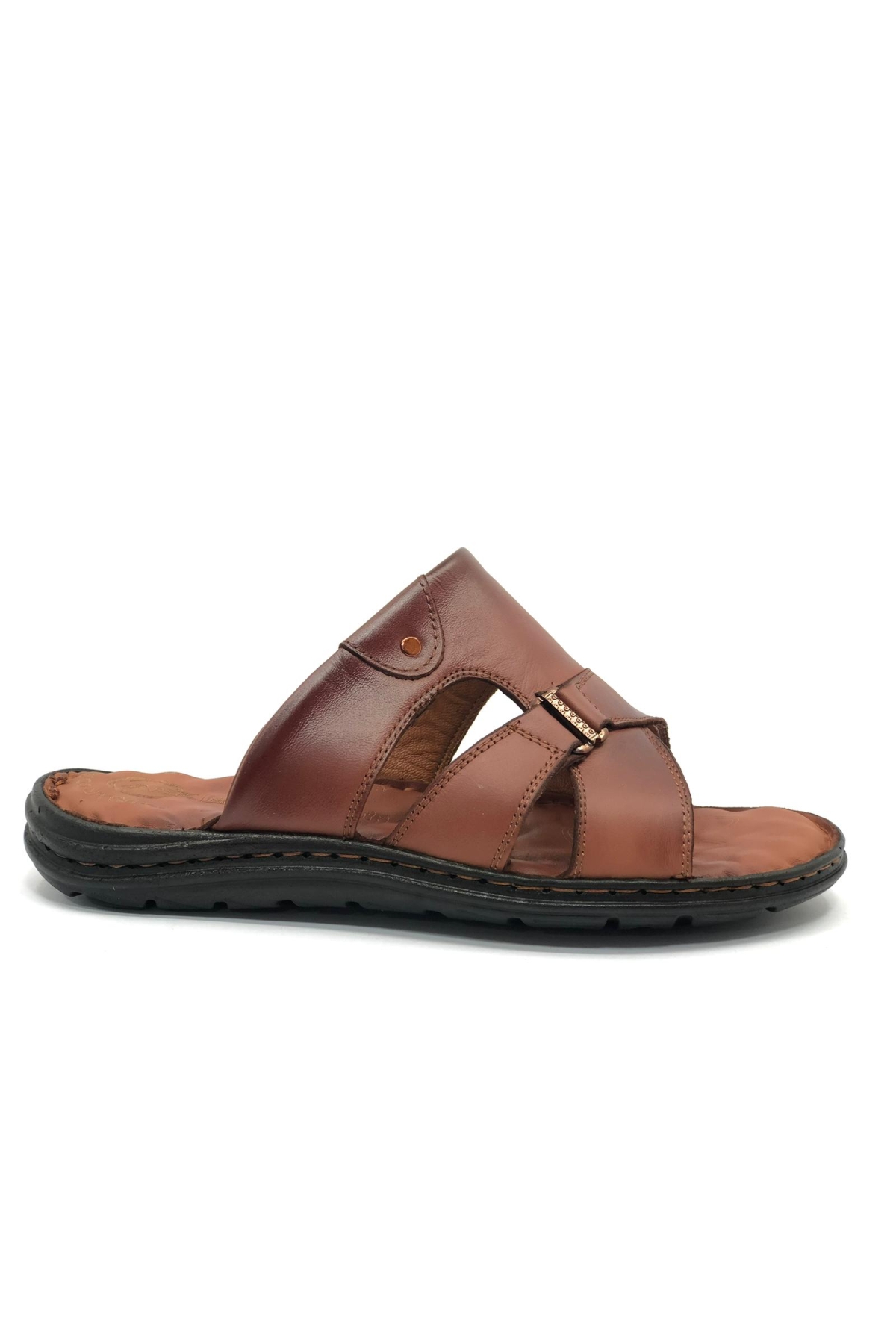 1920 %100 Hakiki Deri Erkek Full Ortapedik Terlik - Görsel 4