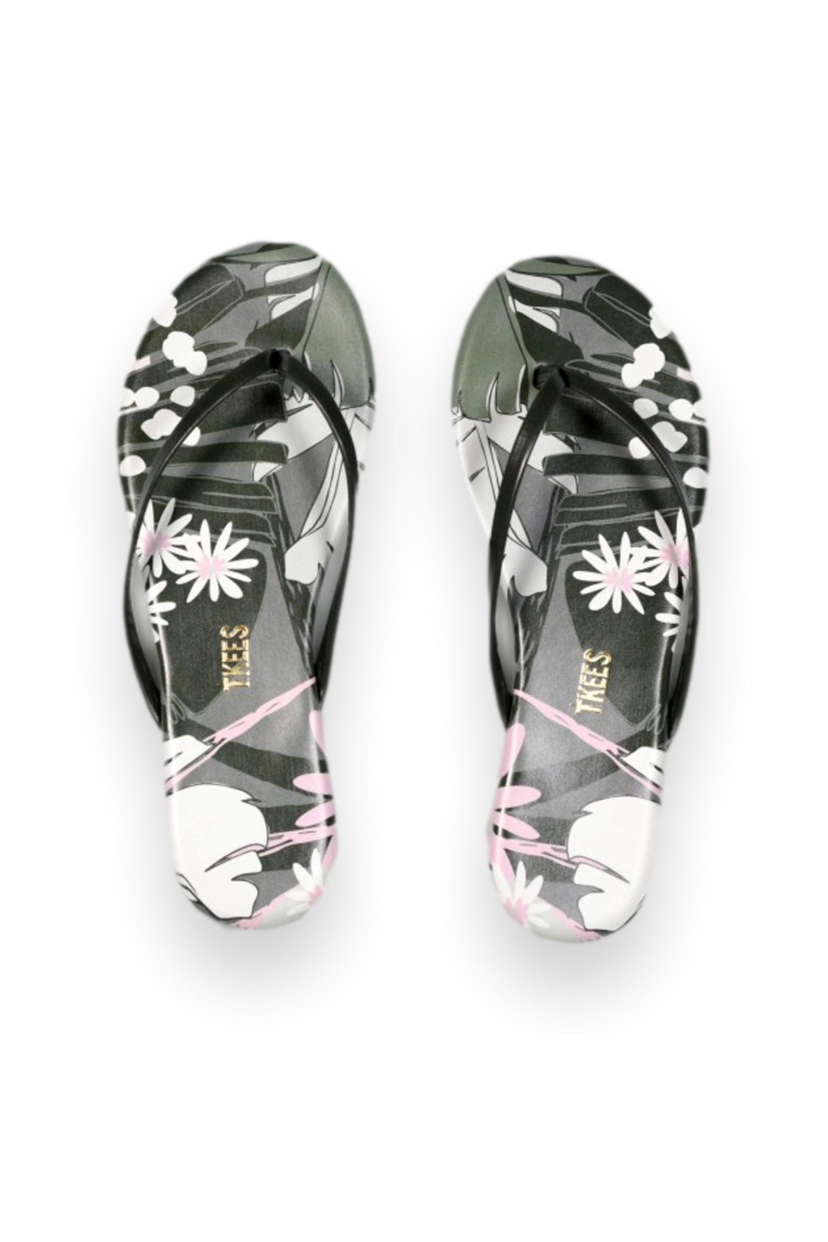 Tk-2209 Klasik Desenli Parmak Arası Haki Kadın Terlik - Görsel 4