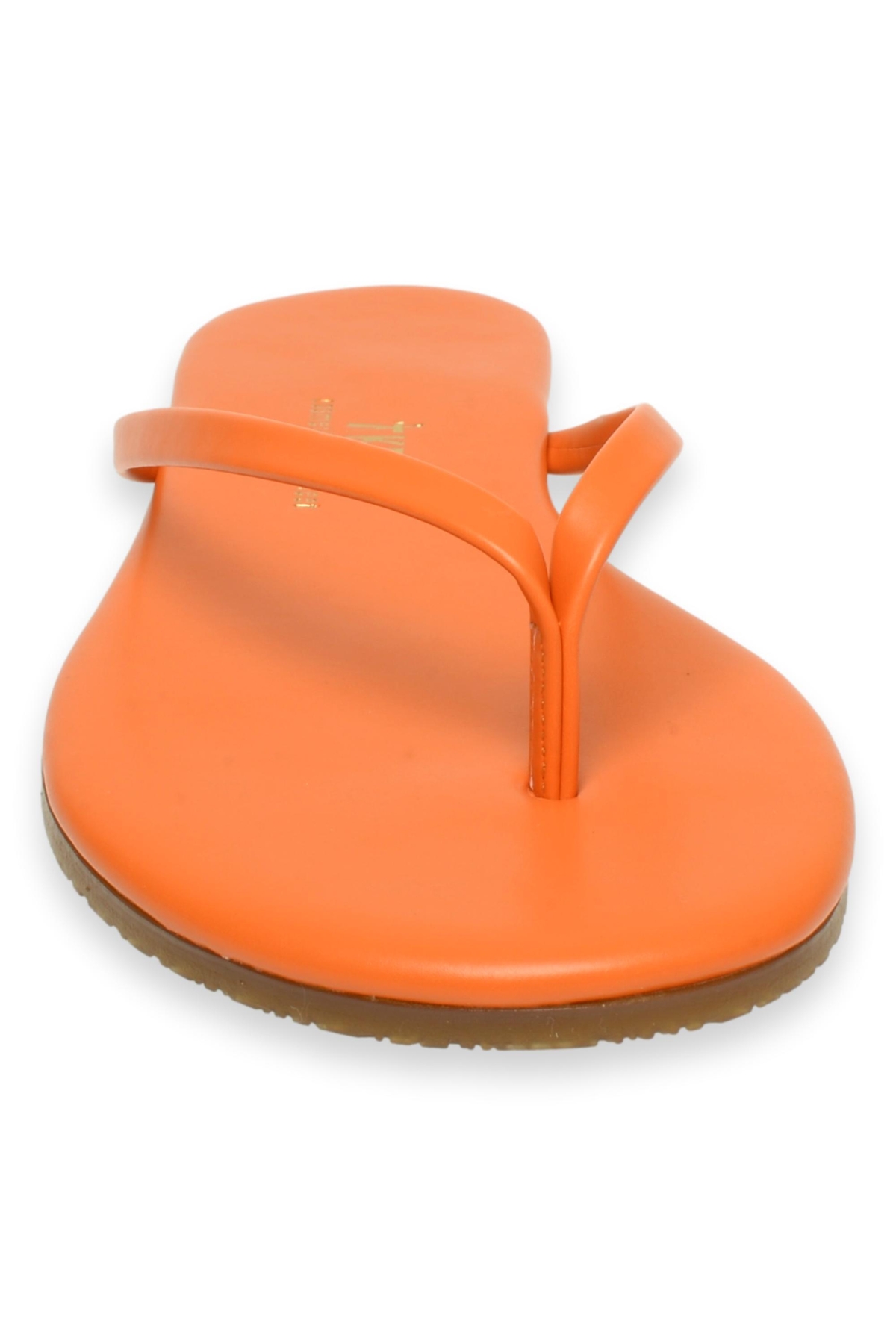 Tk-2011 Klasik Parmak Arası Turuncu Kadın Terlik - Görsel 4