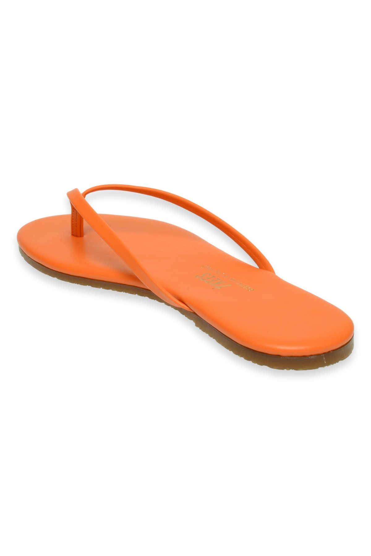 Tk-2011 Klasik Parmak Arası Turuncu Kadın Terlik - Görsel 5