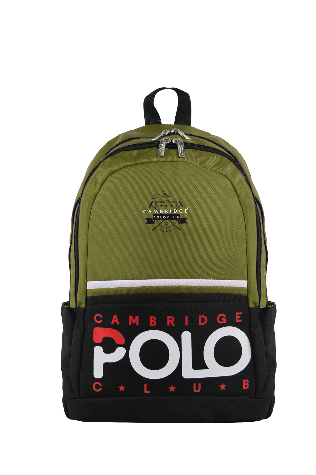 Cambridge Polo Clup 3019 Okul Çantası Sırt Çantası  Suya Dayanıklı Akademiy YEŞİL