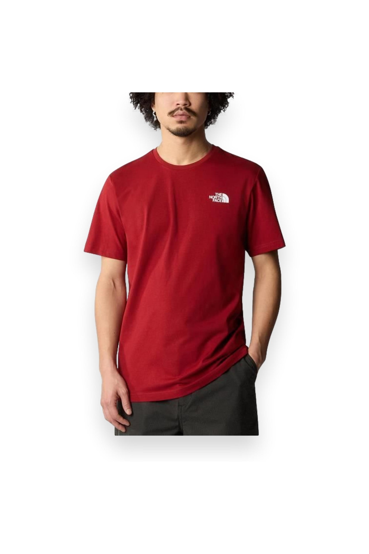 Nf0A87Np M S/S Box Nse Tee Kırmızı Erkek T-Shirt