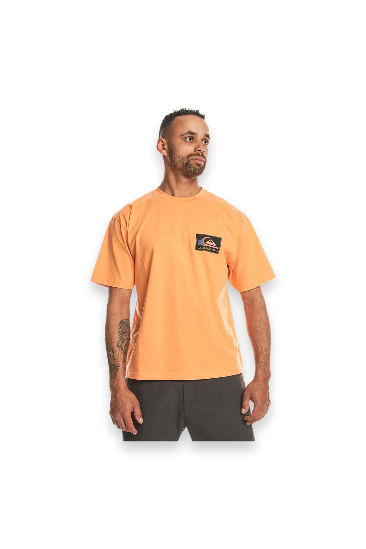 Eqyzt07605 Back Flash Ss Turuncu Erkek T-Shirt