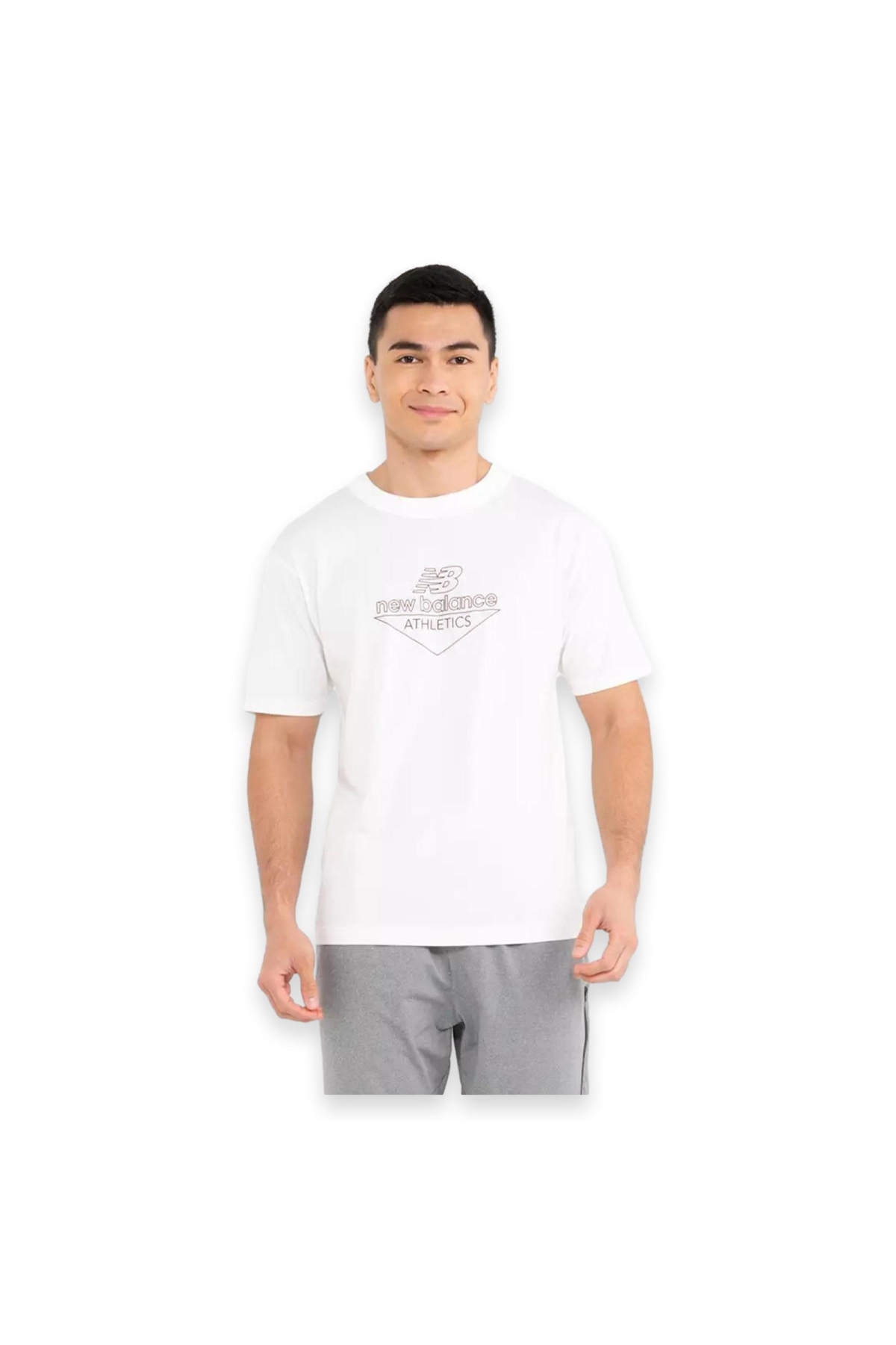 Mnt1408 Nb Lifestyle Men T Beyaz Erkek T-Shirt