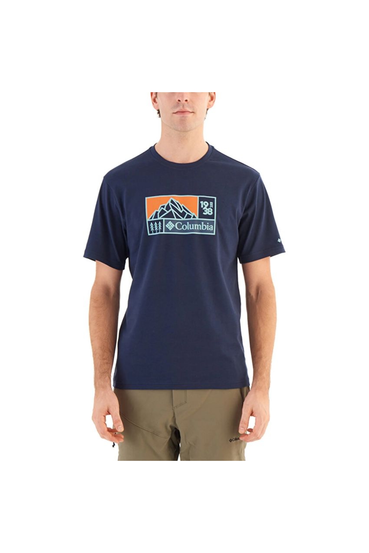 CSC Hike Icon Erkek Kisa Kollu T-Shirt Lacivert CS0337-466