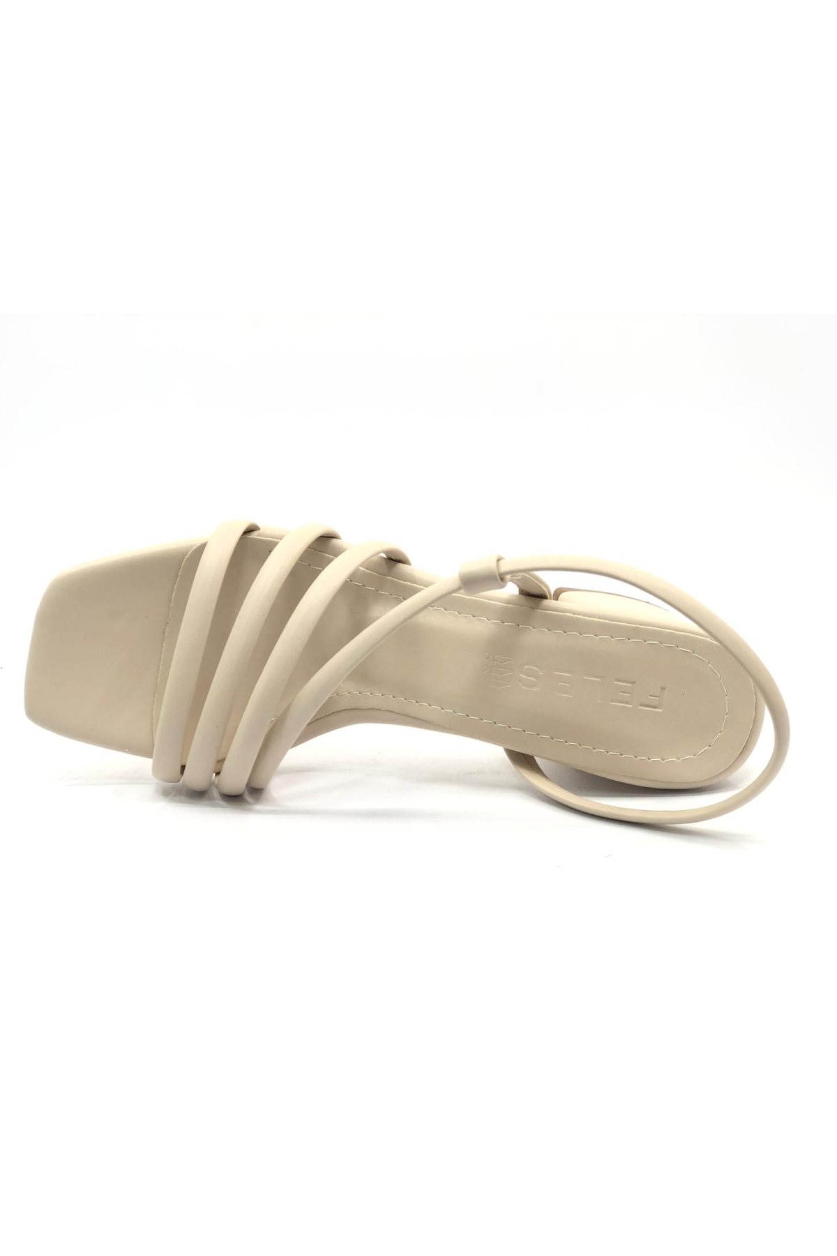 Şerit Biyeli 6 cm Topuklu Arkası Açık Kadın Klasik Ayakkabı - Görsel 7