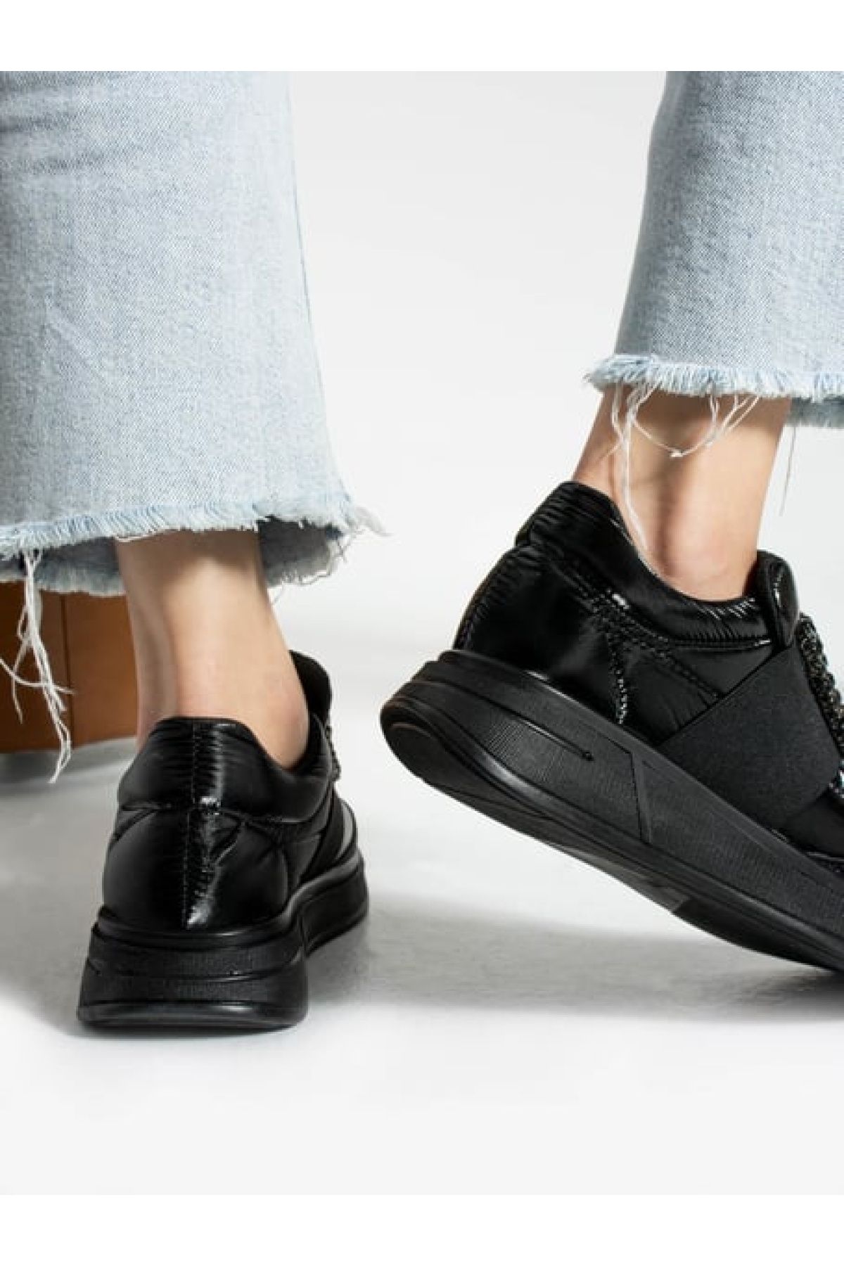 Taş Detay Sneakers Kadın Spor Ayakkabı - Görsel 5