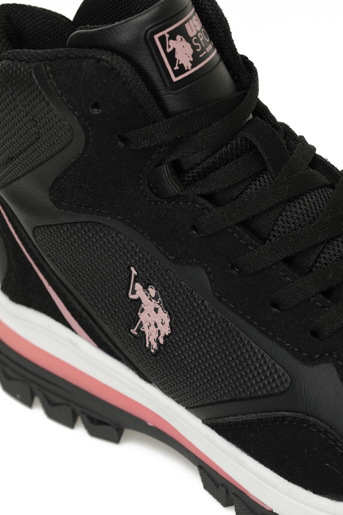 U.S. Polo Assn. SAGAN HI WMN GLB 4PR Siyah Kadın Outdoor Bot - Görsel 8