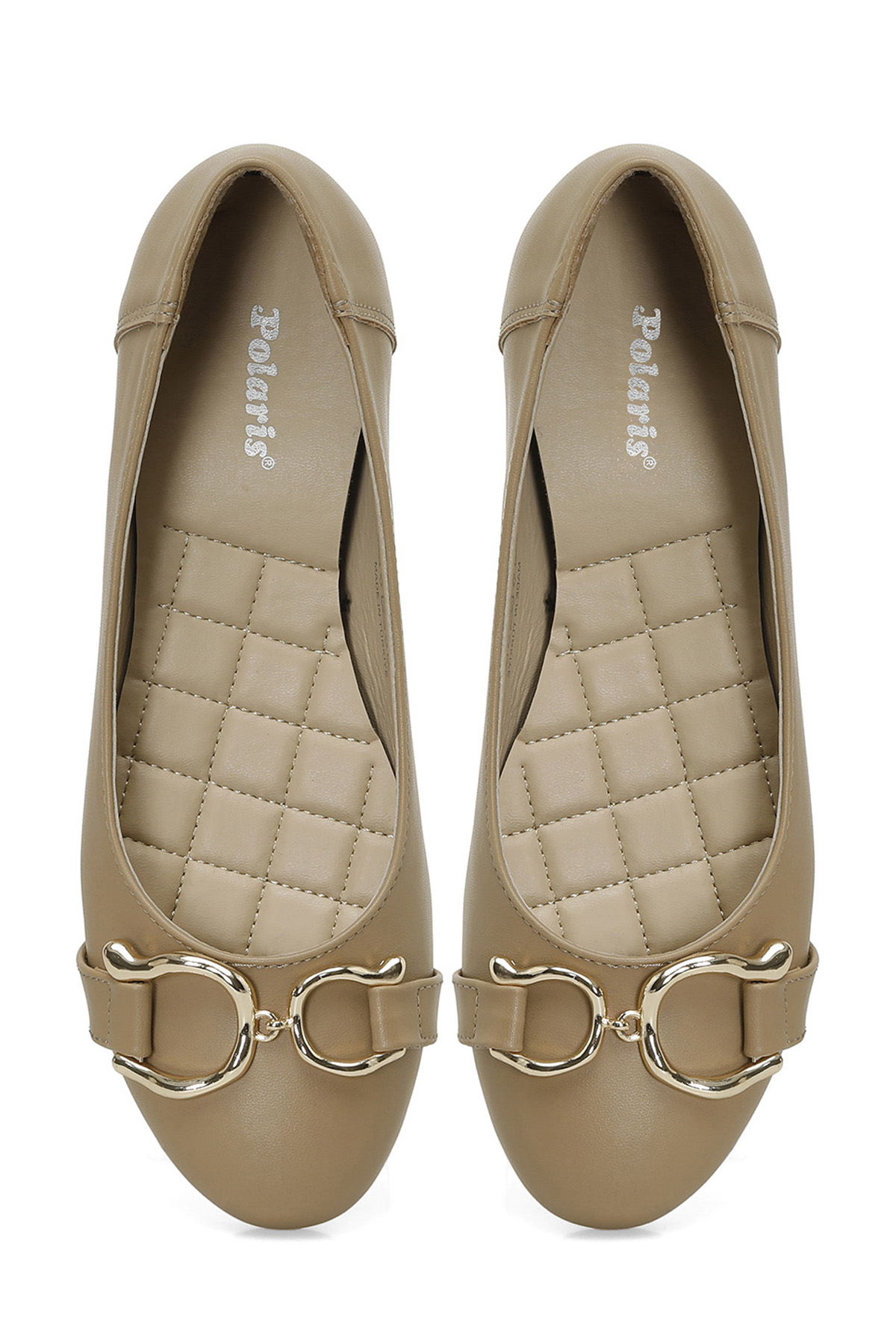 Polaris 324004.Z 4PR Bej Kadın Babet - Görsel 5