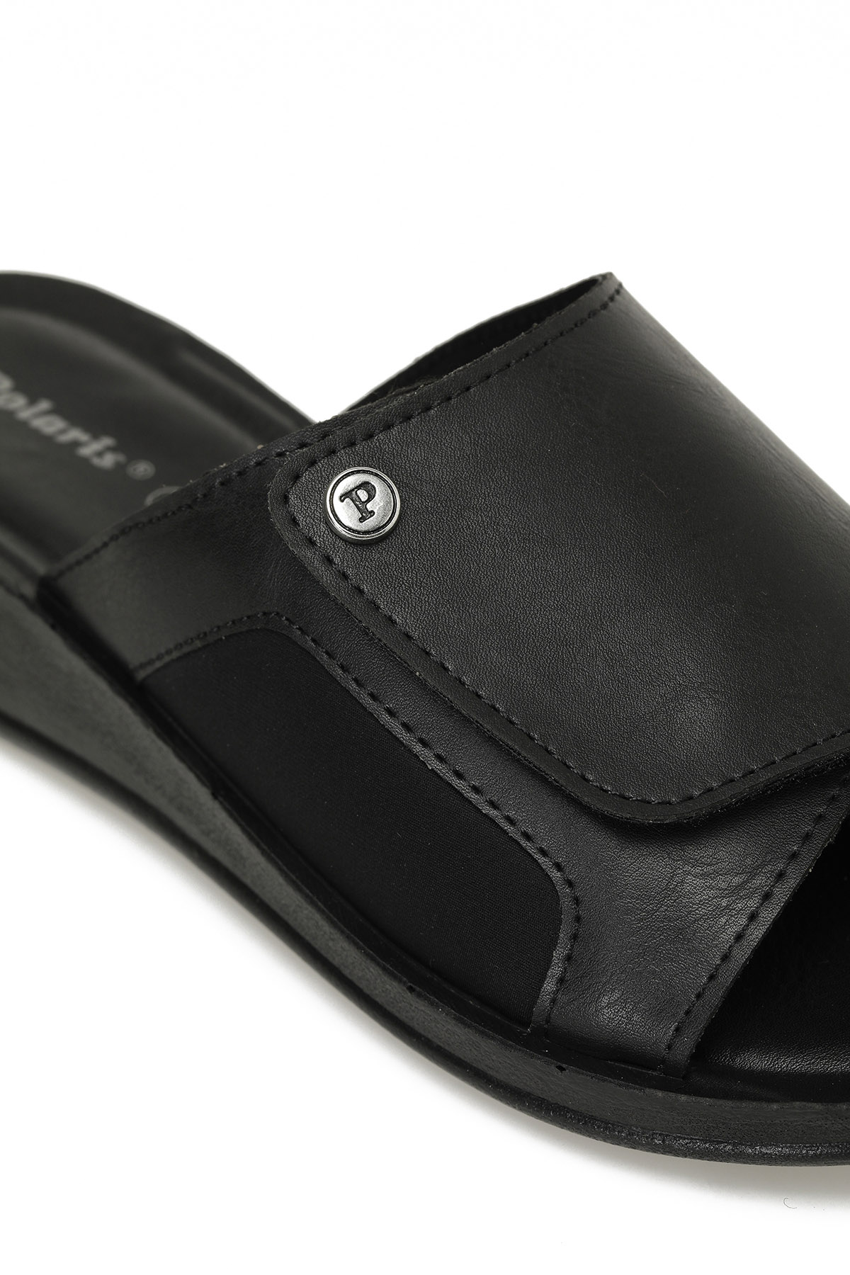 607032.Z4PR Siyah Kadın Dolgu Topuk Terlik - Görsel 8