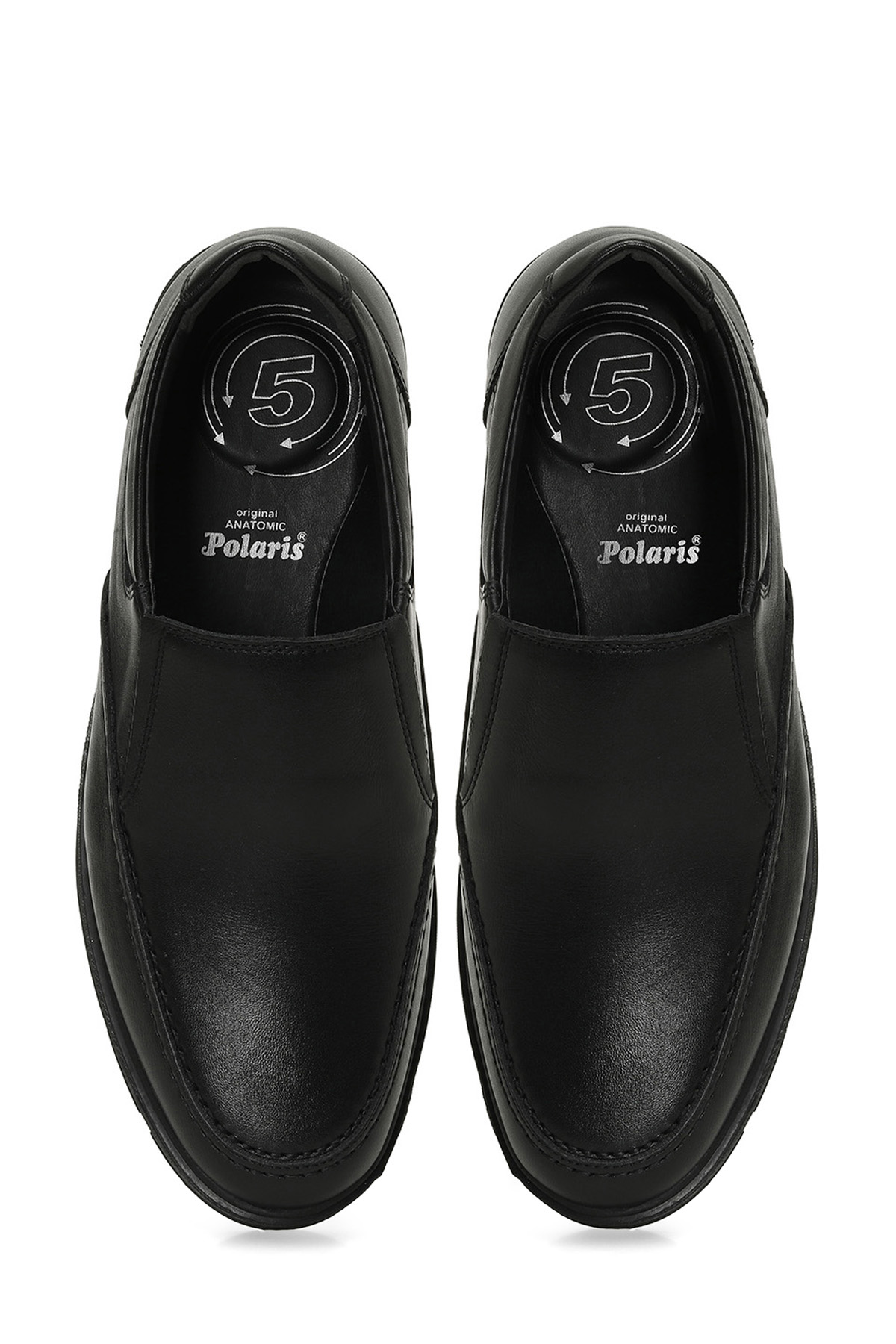 107080.M 4PR Siyah Erkek Rahat Ayakkabı - Görsel 5