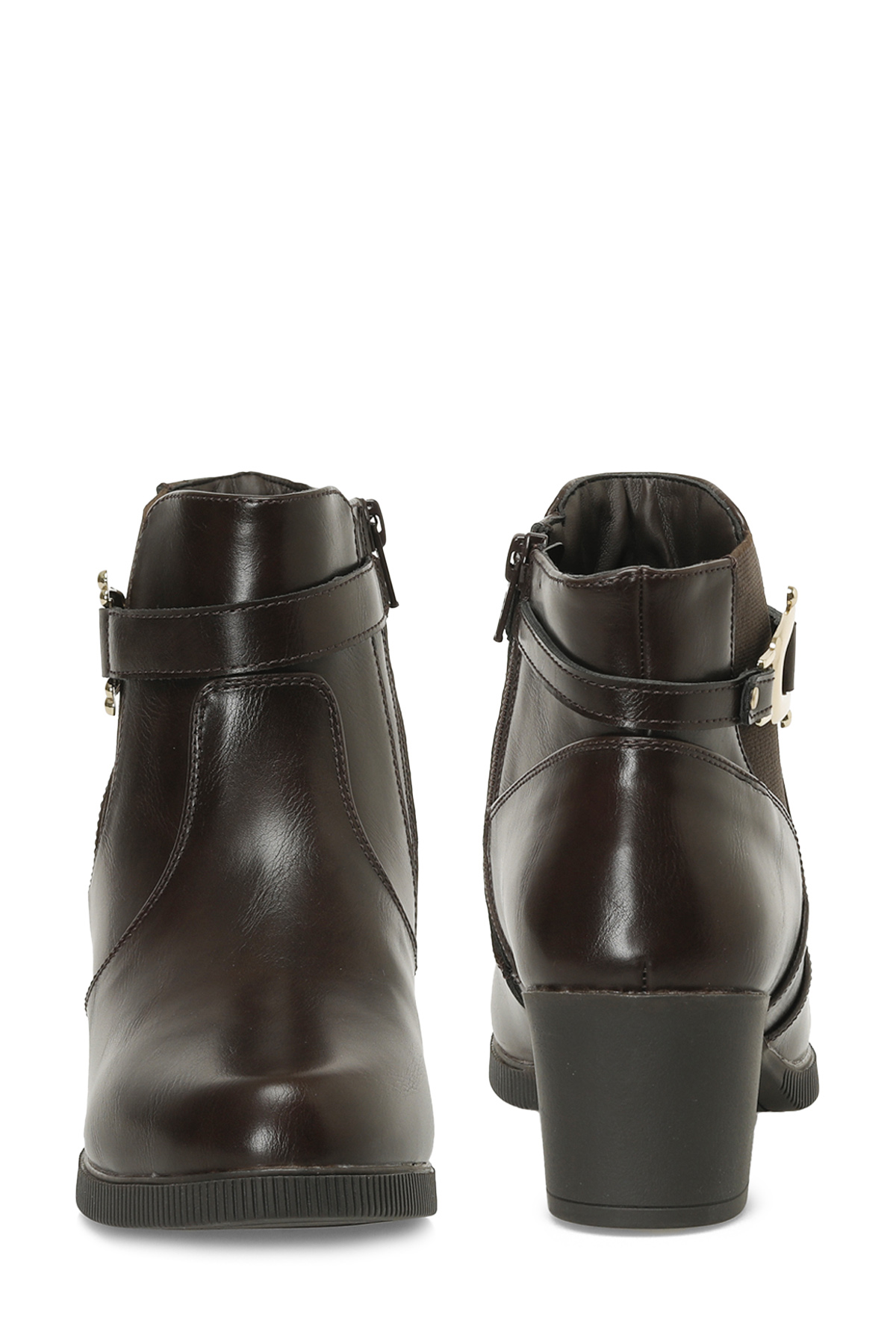 Polaris 166580.Z4PR Kahverengi Kadın Topuklu Bot - Görsel 6