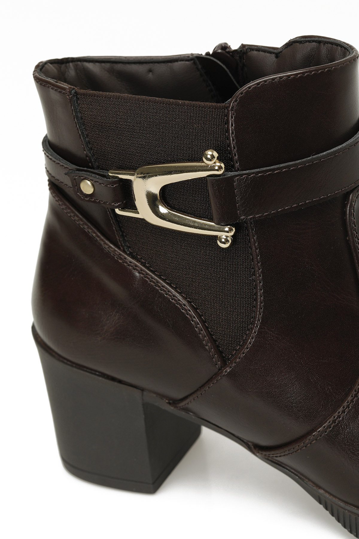 Polaris 166580.Z4PR Kahverengi Kadın Topuklu Bot - Görsel 8