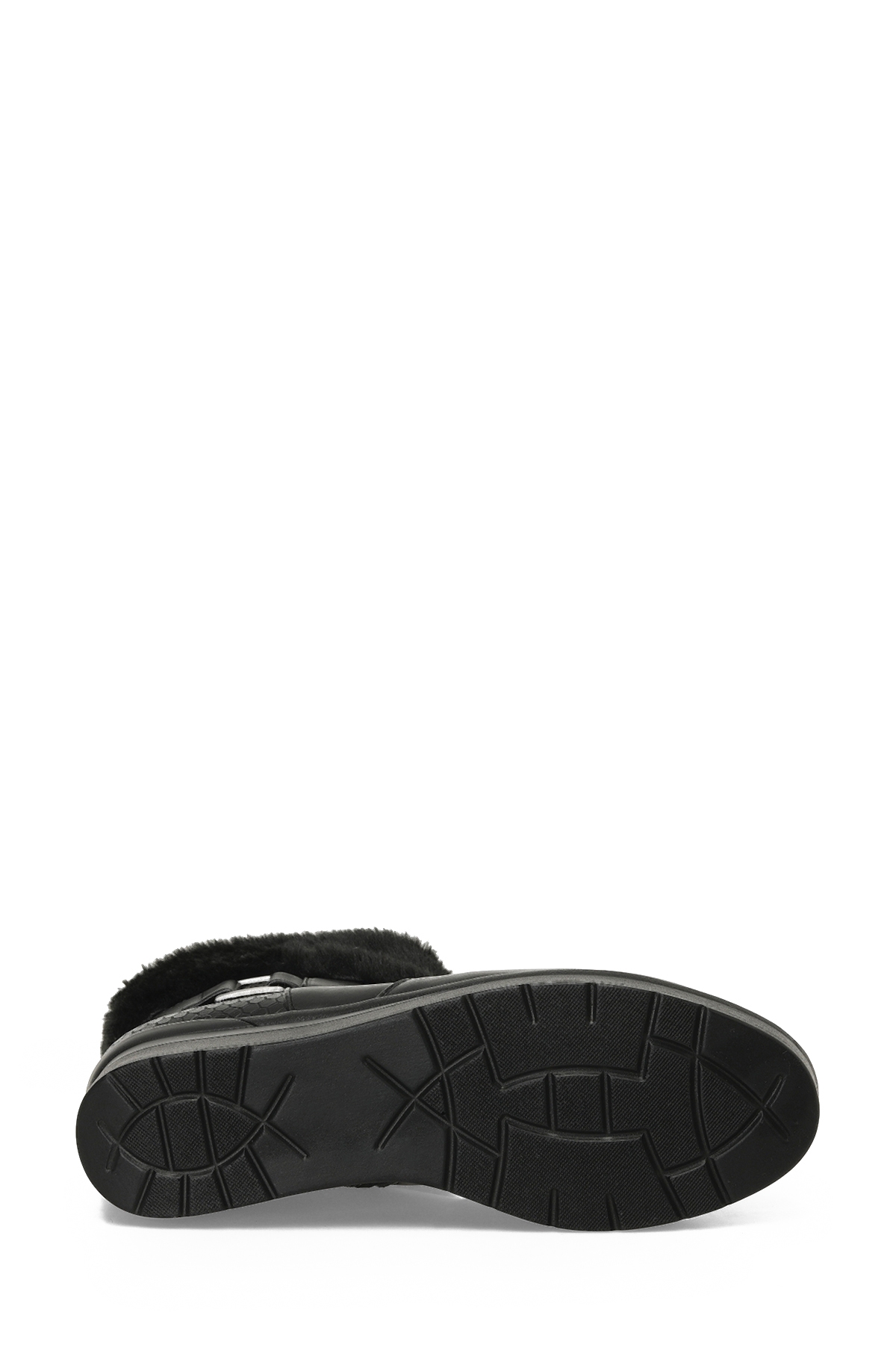 166605.Z4PR Siyah Kadın Dolgu Topuk Bot - Görsel 7