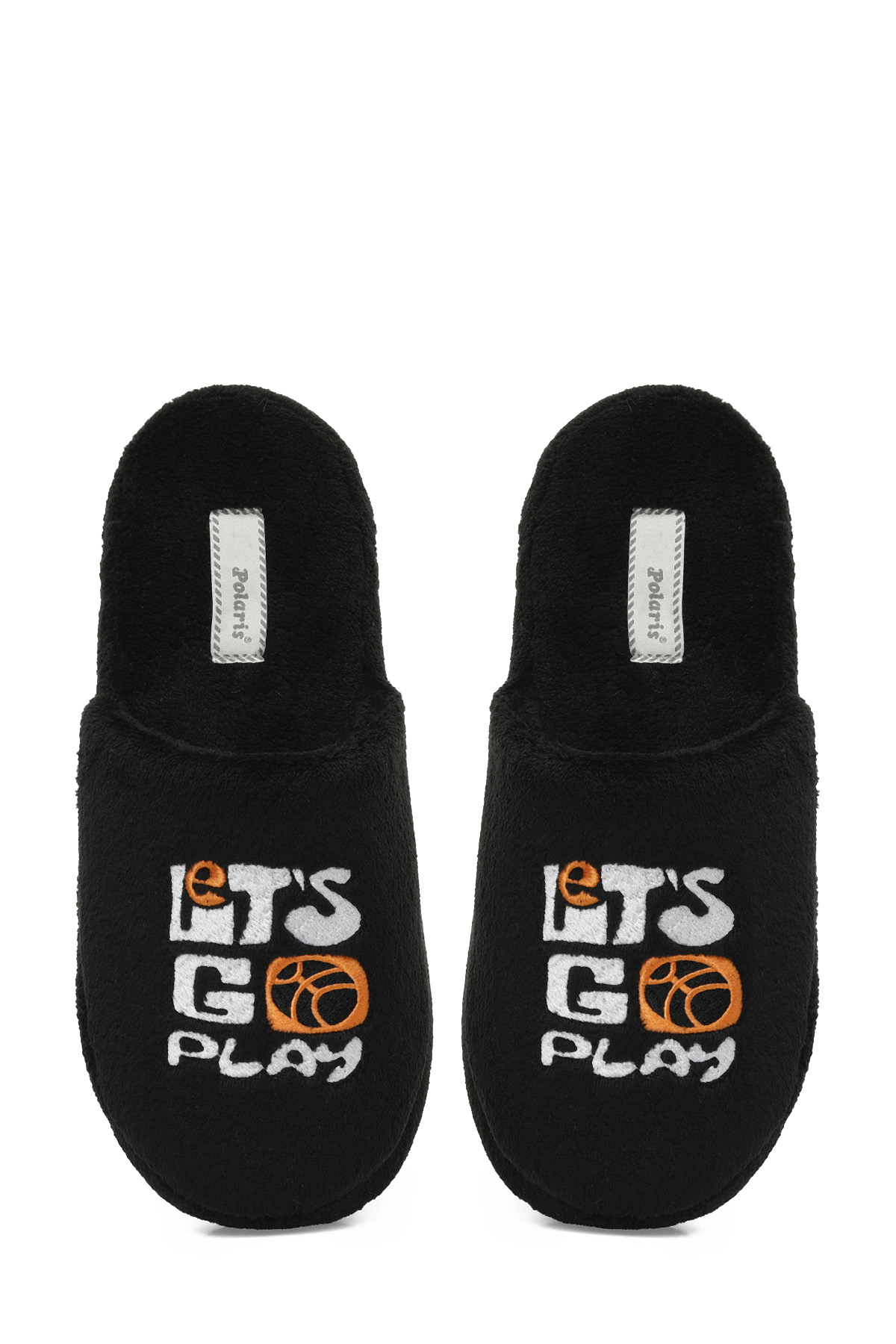 Polaris 608080.M4PR Siyah Erkek Ev Terliği - Görsel 5