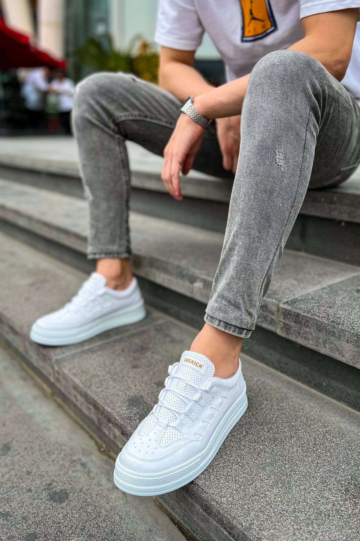 CH040 CBT C-Rey Erkek Ayakkabı BEYAZ - Görsel 3