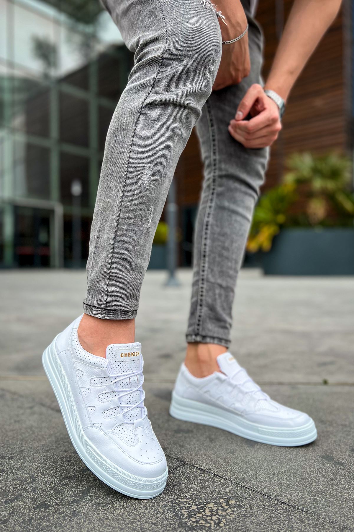 CH040 CBT C-Rey Erkek Ayakkabı BEYAZ - Görsel 5