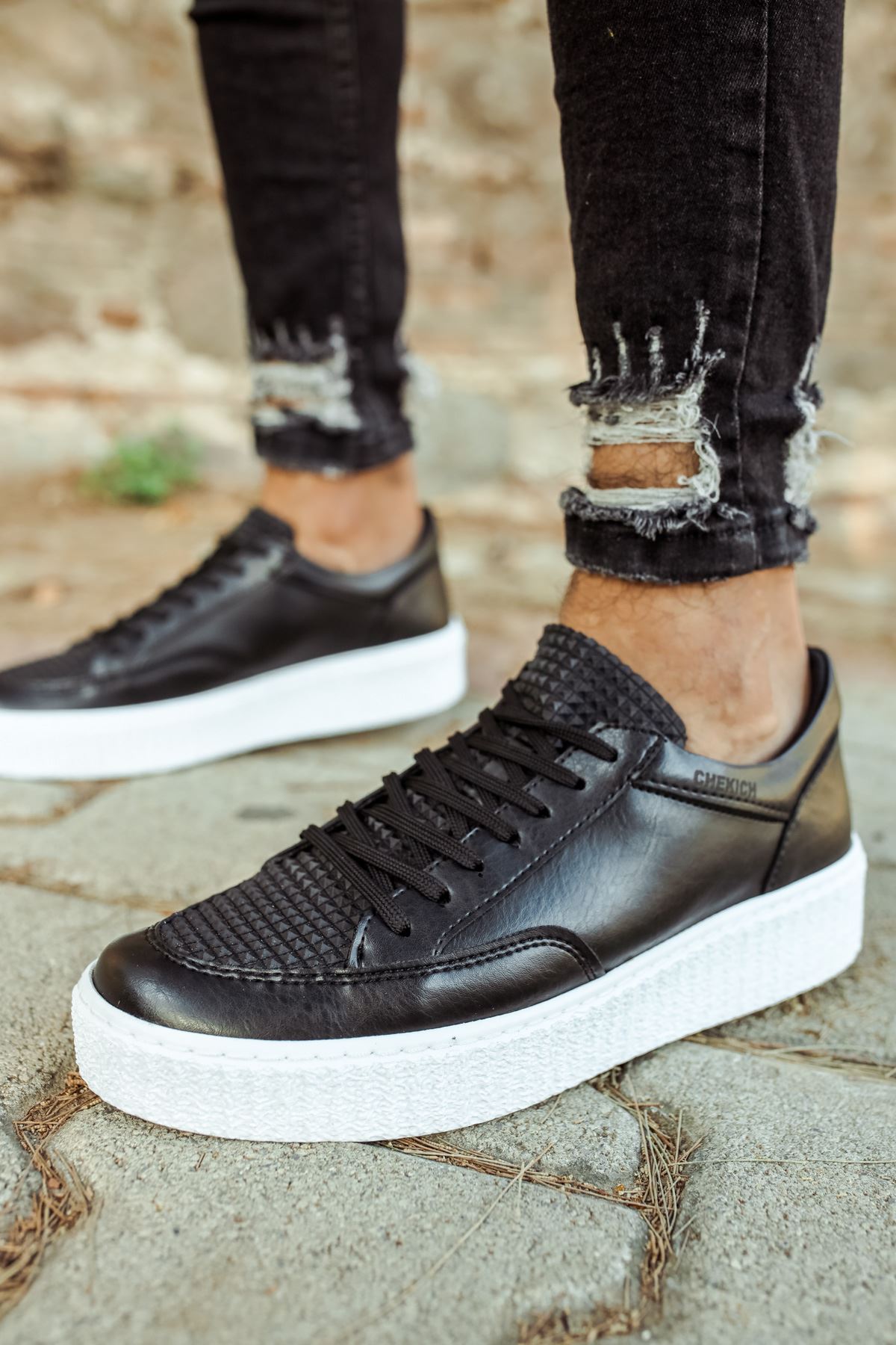 CH017 FBT Pyramid Erkek Ayakkabı SIYAH - Görsel 3