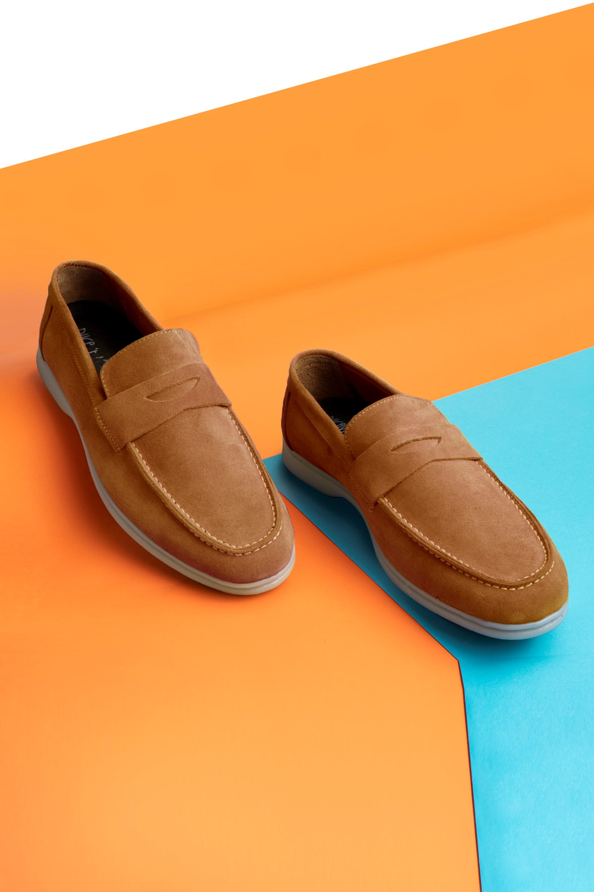 Ante Süet Hakiki Deri Erkek Günlük Ayakkabı Loafer Ayakkabı - Görsel 5