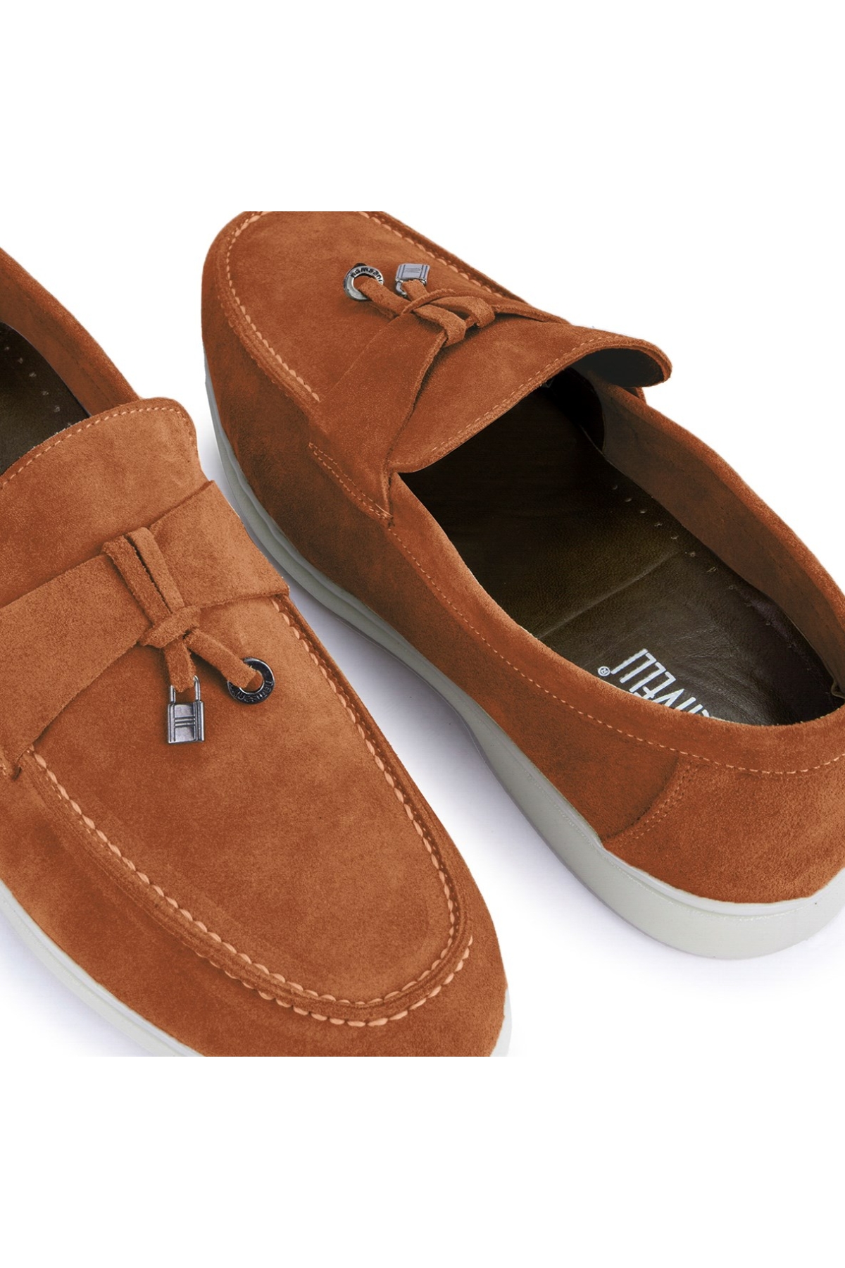 Cerrar Süet Hakiki Deri Erkek Günlük Ayakkabı Loafer Ayakkabı - Görsel 4