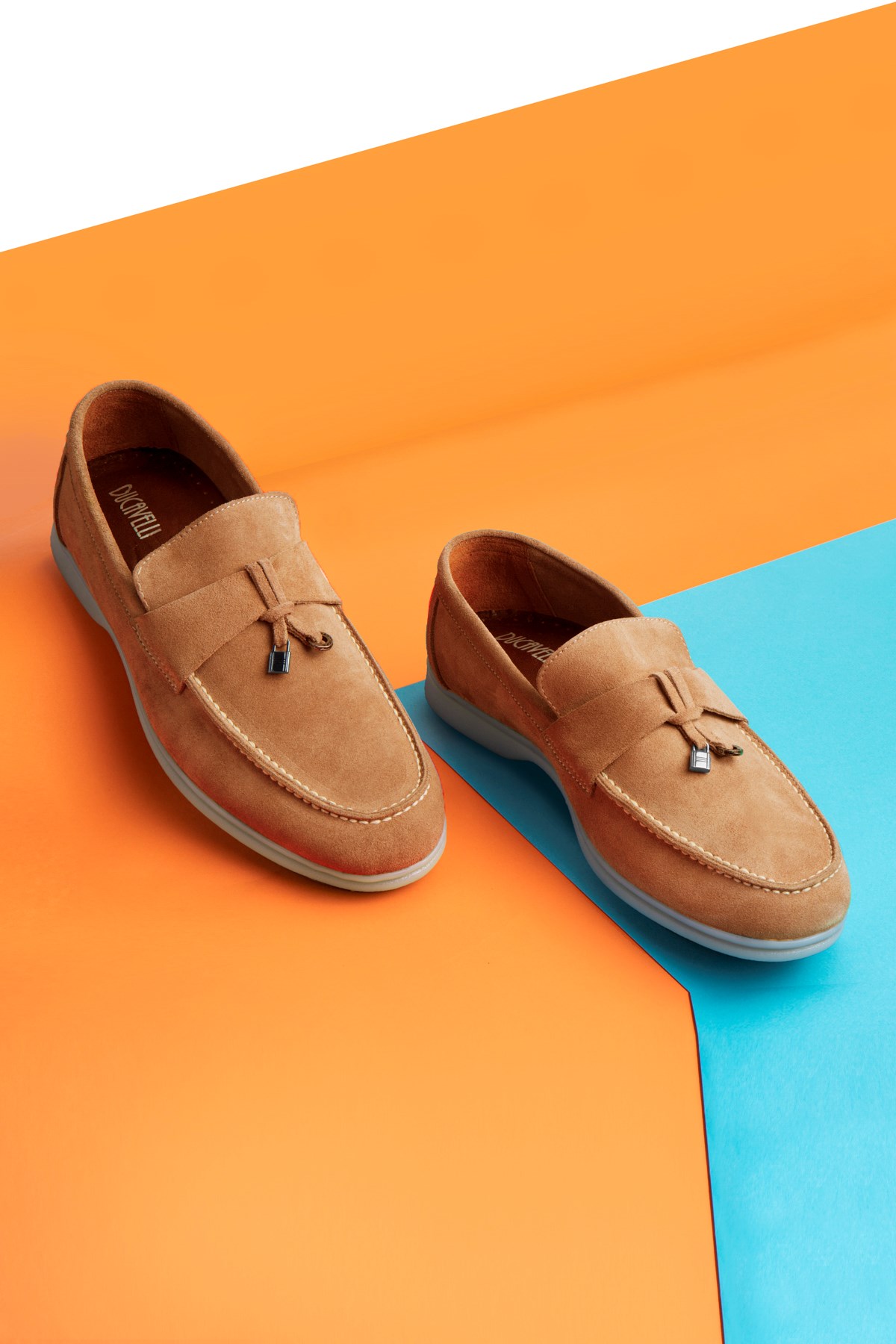 Cerrar Süet Hakiki Deri Erkek Günlük Ayakkabı Loafer Ayakkabı - Görsel 5