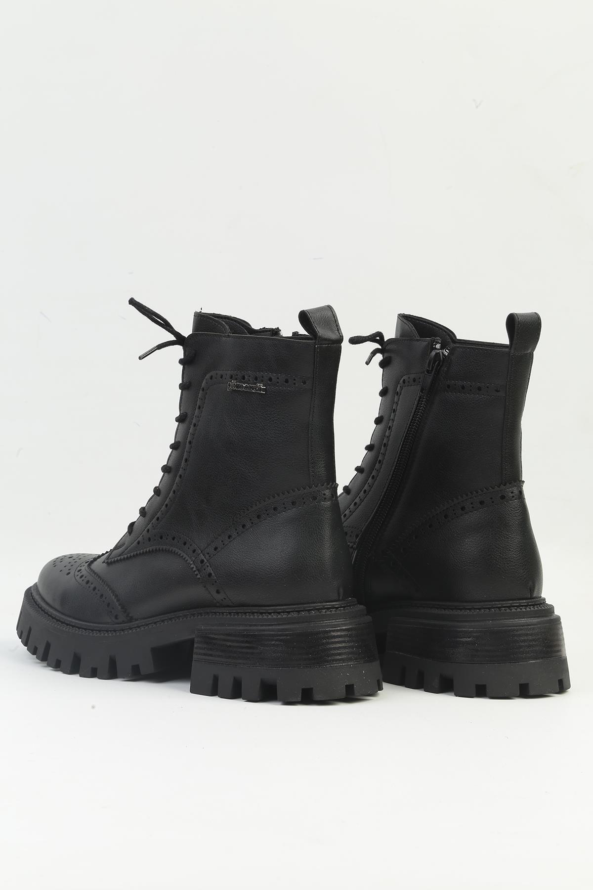 ® | PC-54084 - Siyah - Kadın Bot - Görsel 4