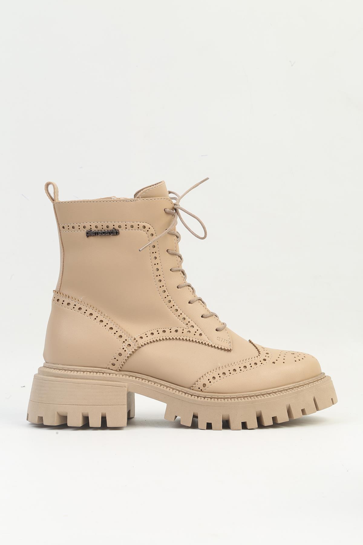 ® | PC-54084 - Bej - Kadın Bot - Görsel 2