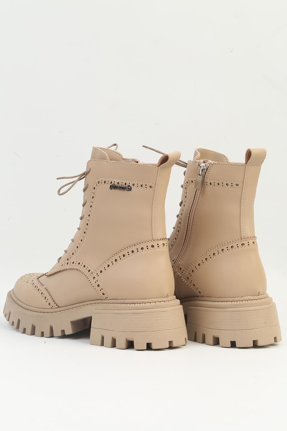 ® | PC-54084 - Bej - Kadın Bot - Görsel 4