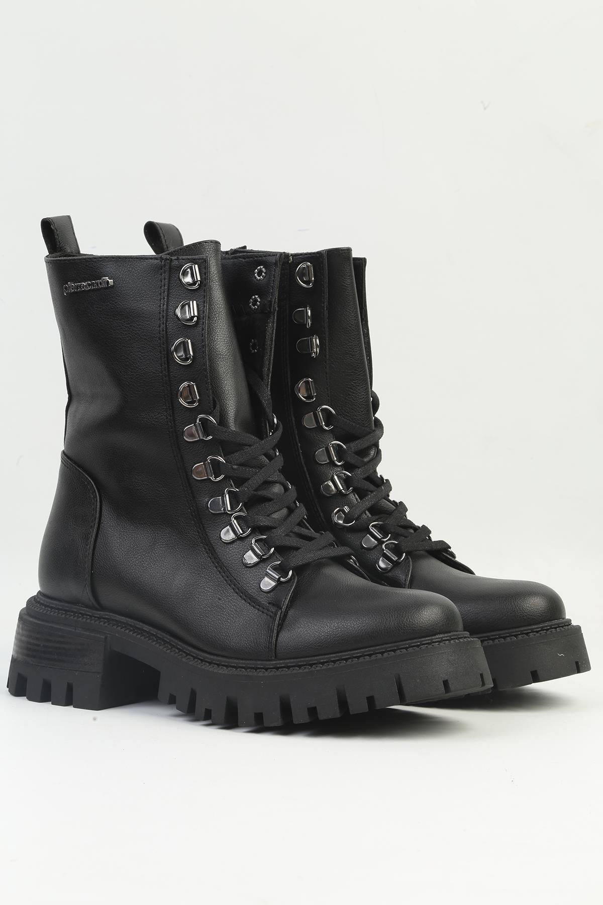 ® | PC-54079 - 3959 Siyah - Kadın Bot - Görsel 3