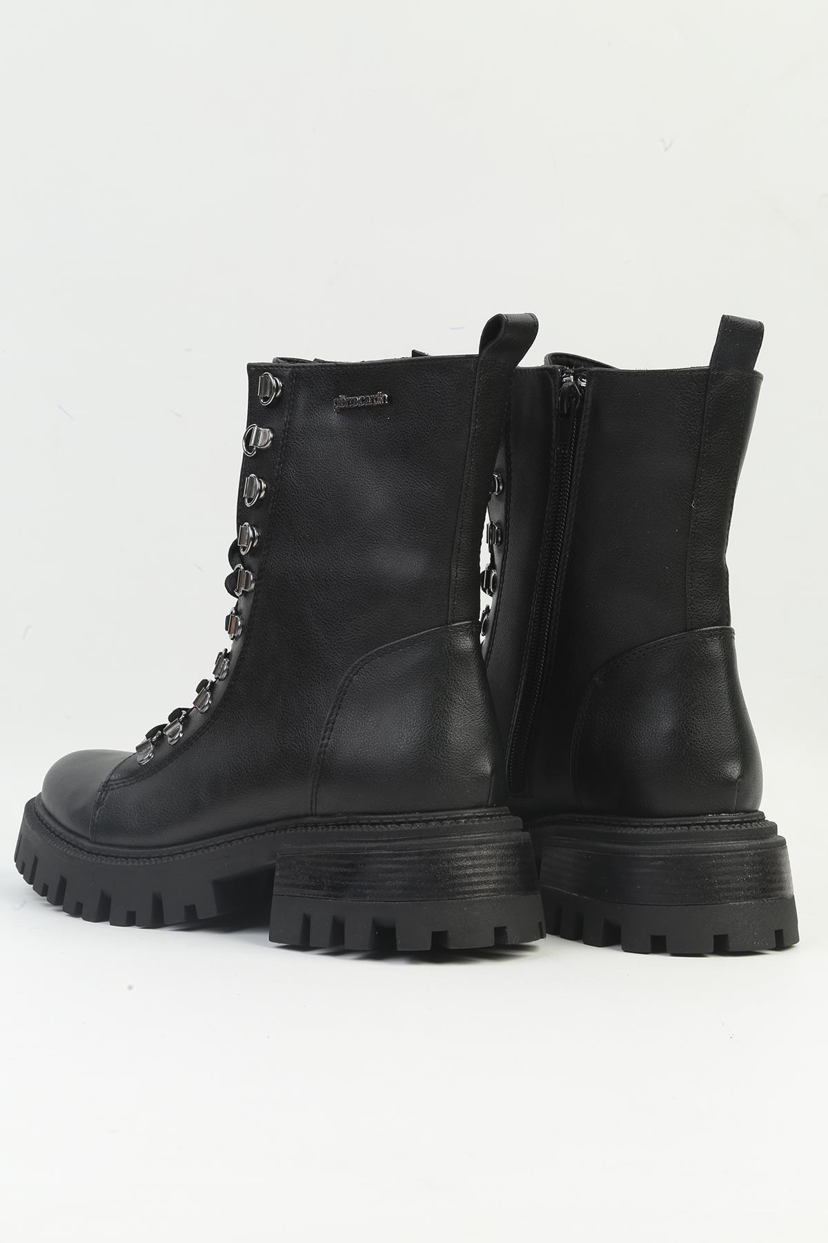 ® | PC-54079 - 3959 Siyah - Kadın Bot - Görsel 4